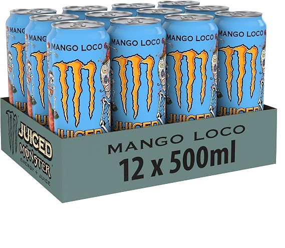 علب مونستر مانجو لوكو، 12 × 500 مل
