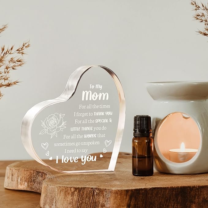 Placa acrílica 'Te amo mamá' - Regalo para mamá miniatura 8