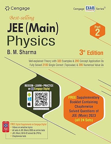 JEE (Main) Physics: Part 2 with Free Online Assessments and Digital Content 2023