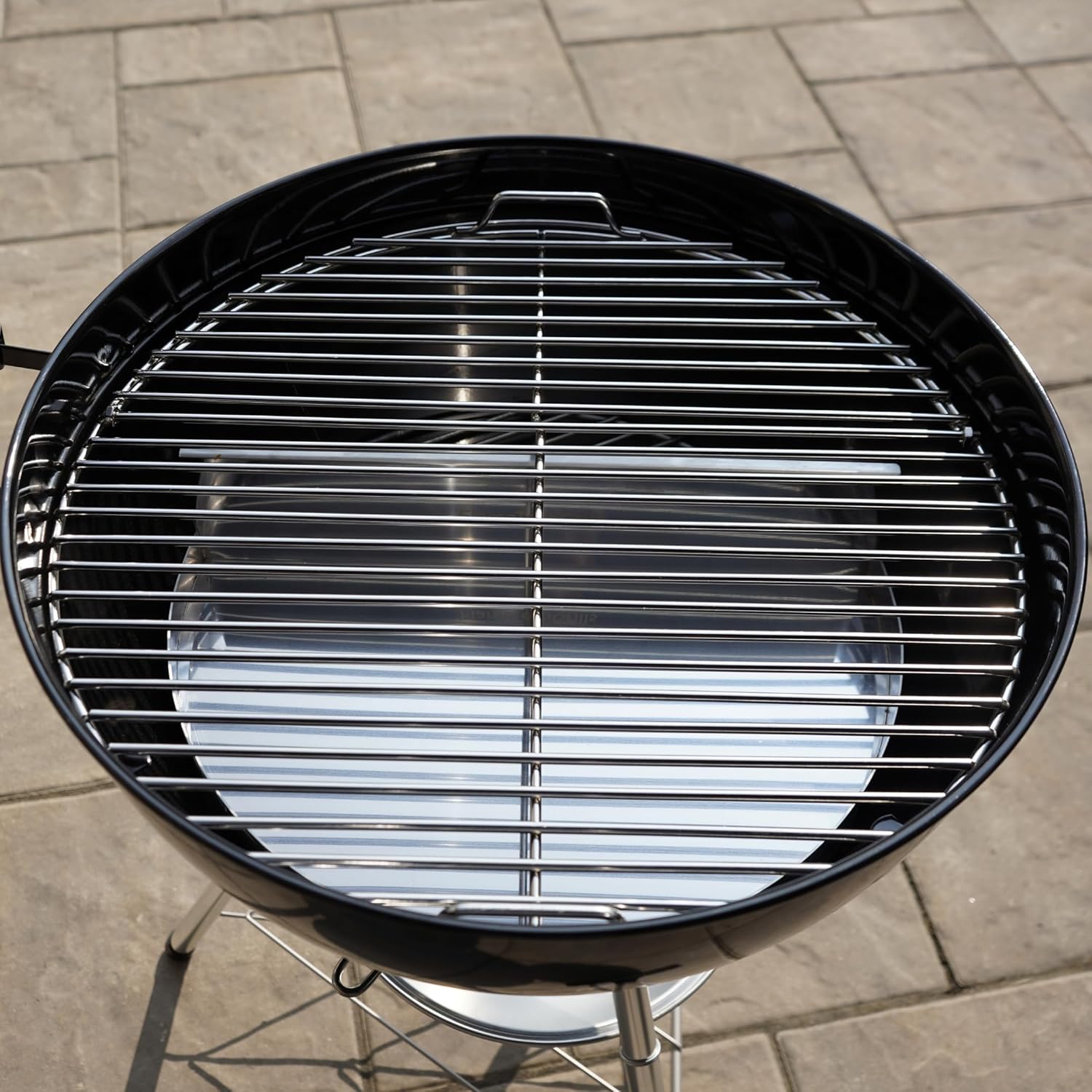 Smoke and Sizzle – Stainless Steel Charcoal Basket and Drip Tray for Weber Kettle 22" Grills,Summit,Performer – All-in-One BBQ Smoker Accessory