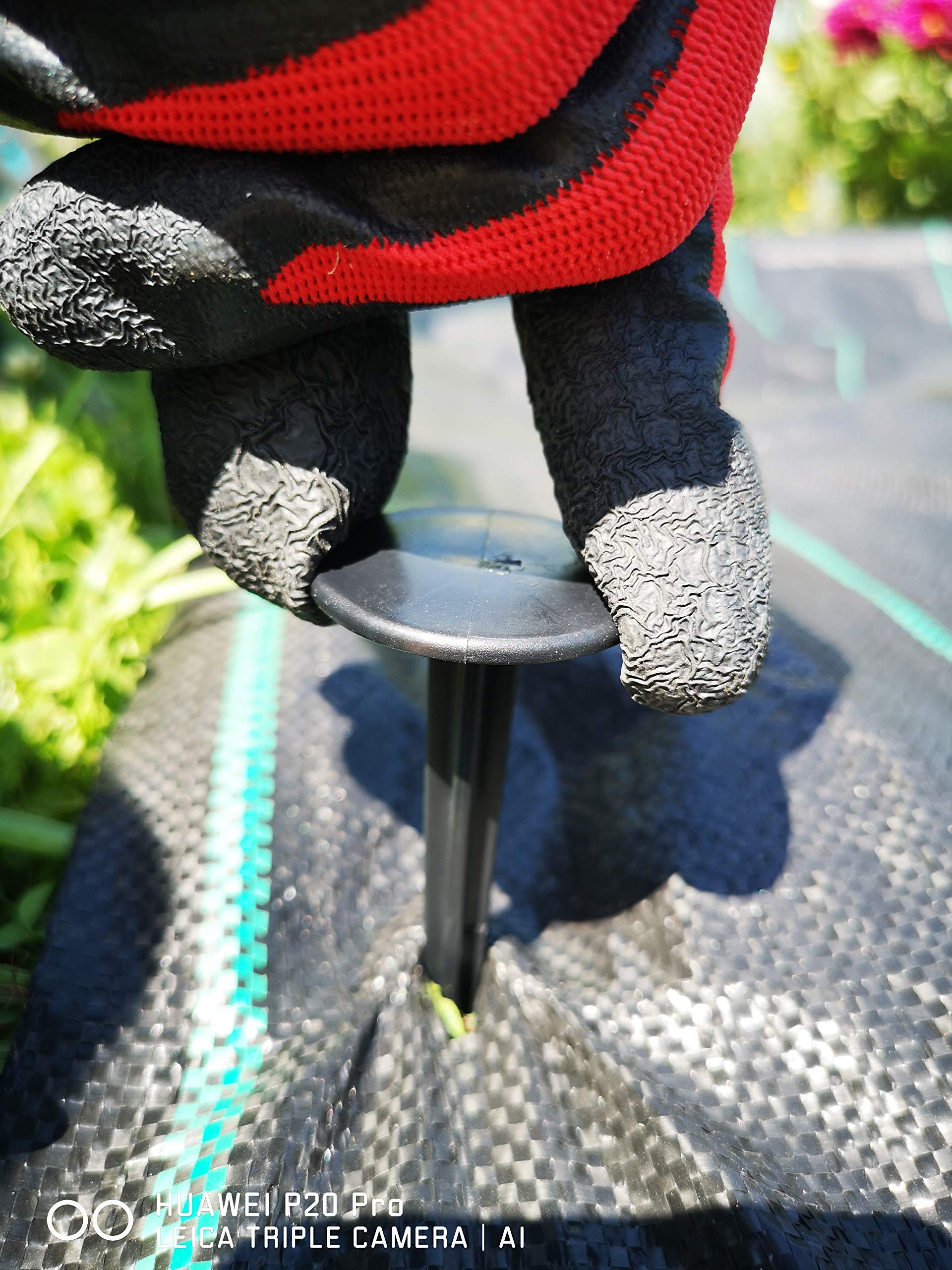 GARDENIX 100 Stück Terrapin Erdanker Bodenanker Erdnägel für Gartenvlies Unkrautvlies Maulwurfnetz Plane