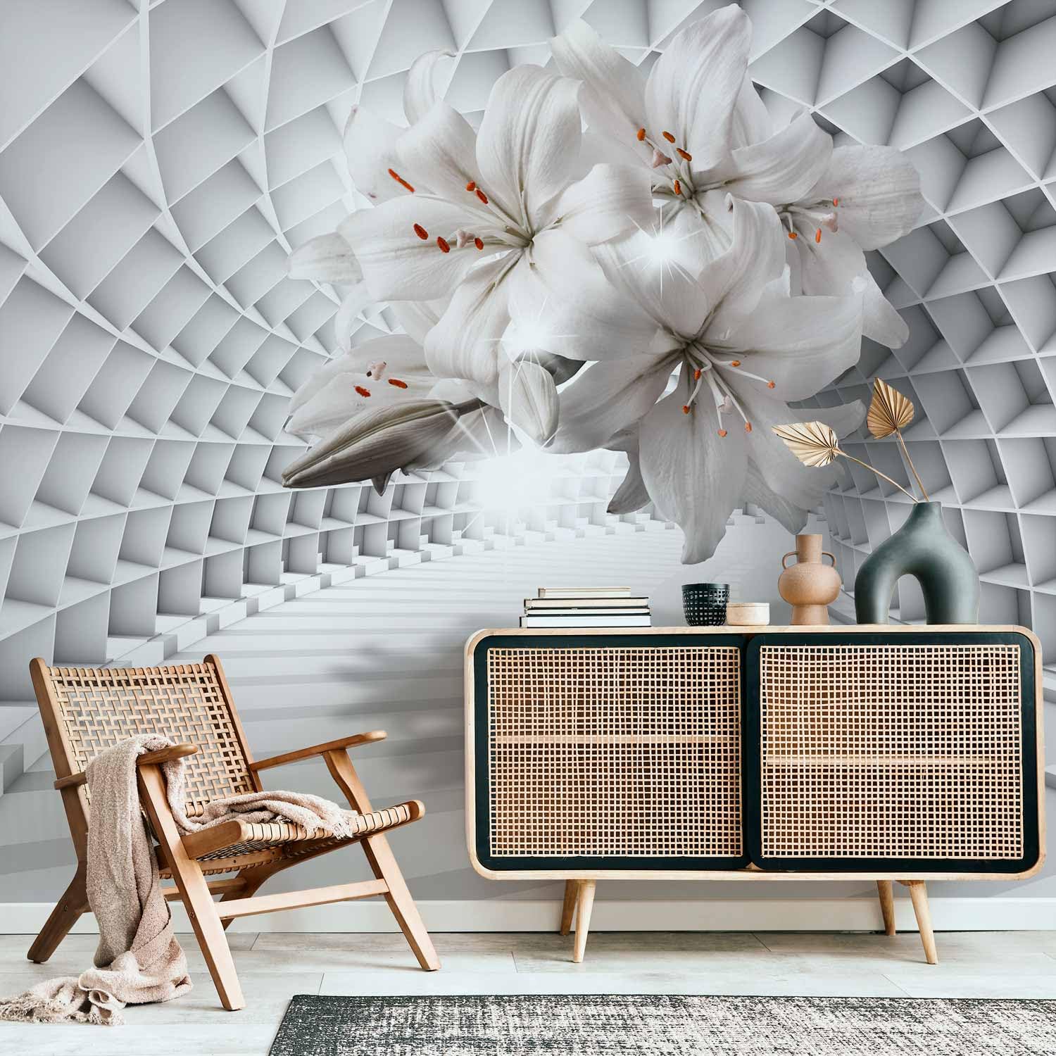 murando - Fototapete Vlies Optik, 400x280 cm, Schlafzimmer, Wohnzimmer | Full HD Druck, 3D-Effekt, lichtbeständige Farben, ideal fürs Wohn- oder Schlafzimmer, schnelle Montage, lichtbeständig, edel