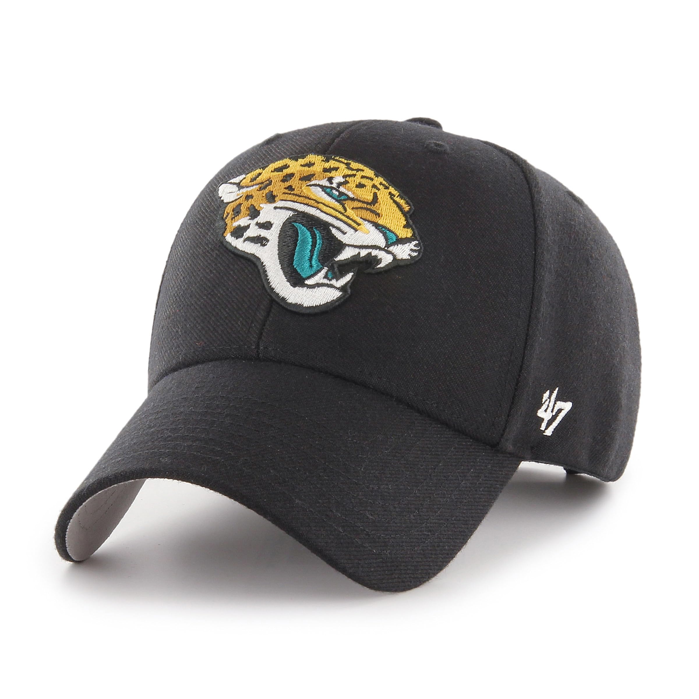 47 Jacksonville Jaguars NFL MVP Unisex Baseball Cap, Adjustable, Team Badge, Black
