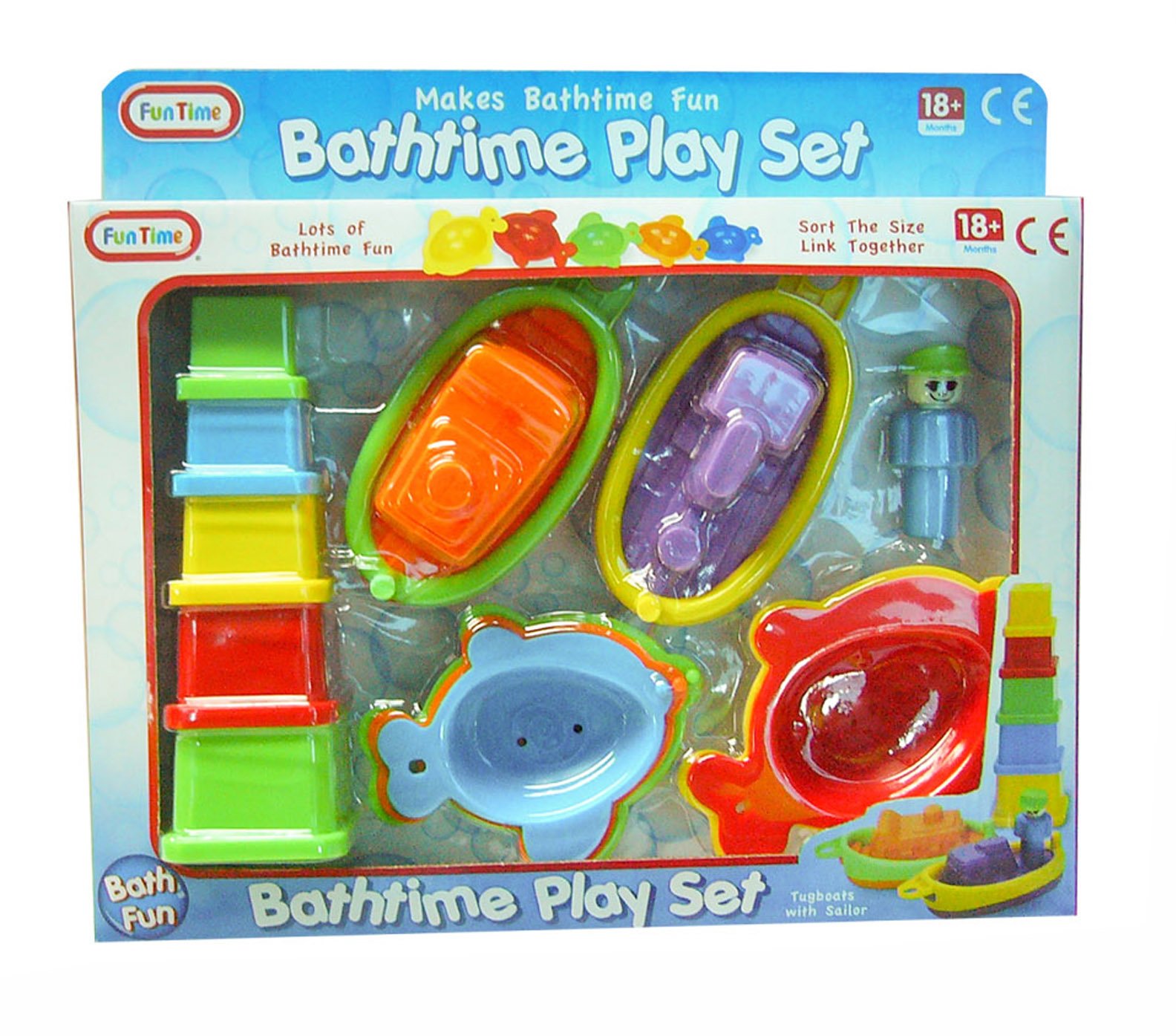 Funtime"Bath Time" Play Set (Multi-Colour)"