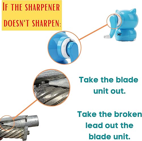 Miniatura 2 de Mr. Pen - Sacapuntas, sacapuntas en forma de búho, sacapuntas para niños, sacapuntas para lápices de colores, manual de sacapuntas, lindo