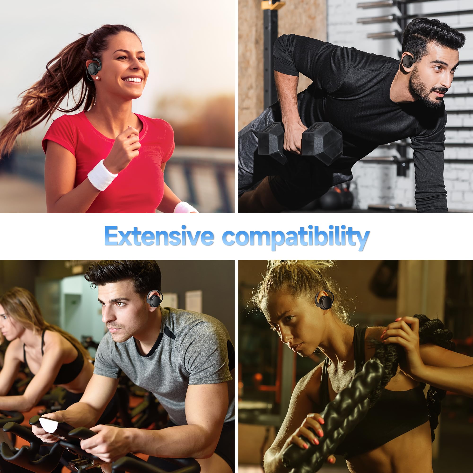 Cuffie Bluetooth On Ear, cuffie senza fili sportive con scheda TF/chiamata vocale/microfono stereo, auricolare Bluetooth pieghevole e portatile