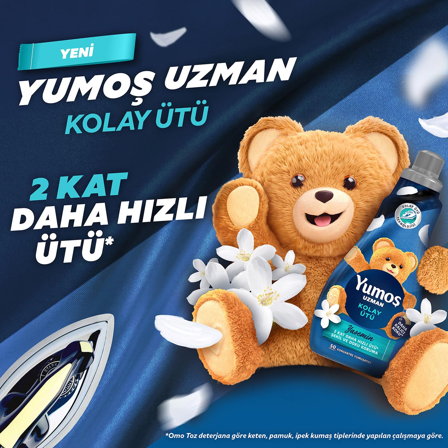 Yumoş Kolay Ütü Yumuşatıcı 1200 ml + Yumoş Sıvı Canlandırıcı Terapi Siyahlar 1690 ml (3 paketi)