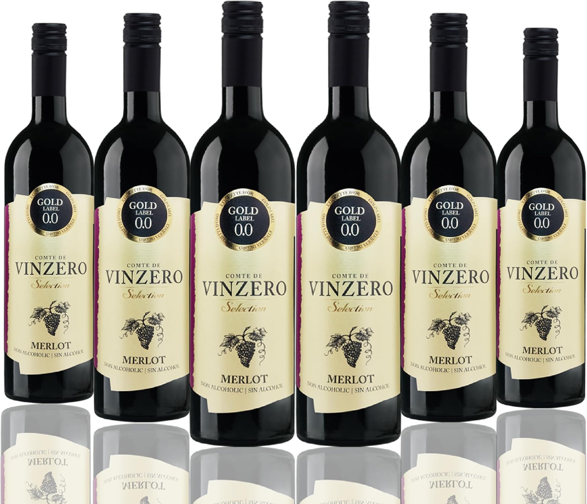 VINZERO PREMIUM RED NON-ALCOHOLIC WINE 750ML