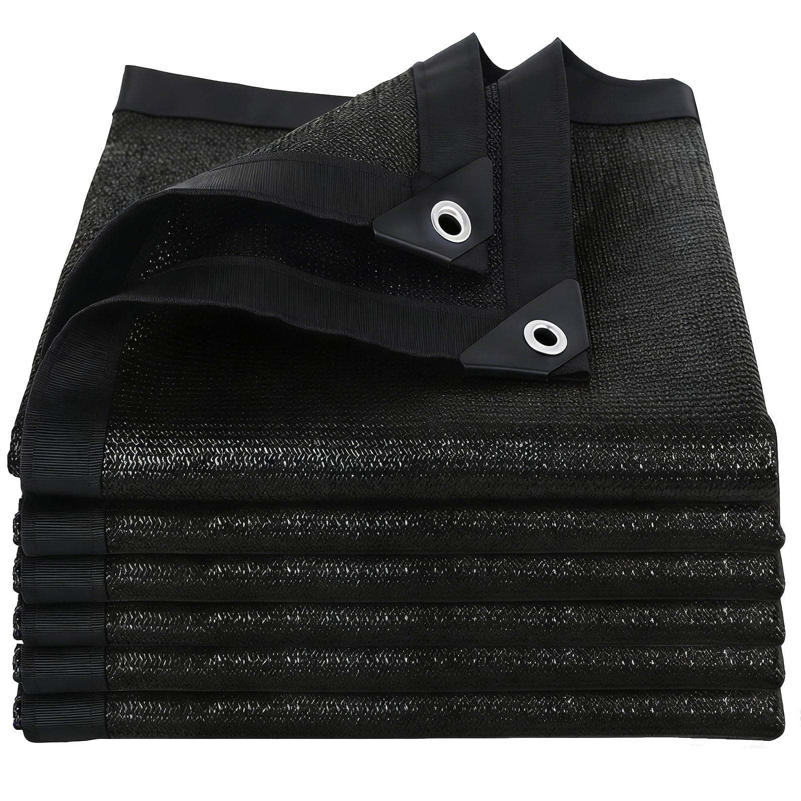 HDPE Schattennetz 80% UV Sonnenschutz mit Ösen 3×6m | UV-beständiges HDPE-Sonnensegel, atm., langl., wiederverw., Ösen, einf. Montage – für Garten/Terrasse/Balkon.
