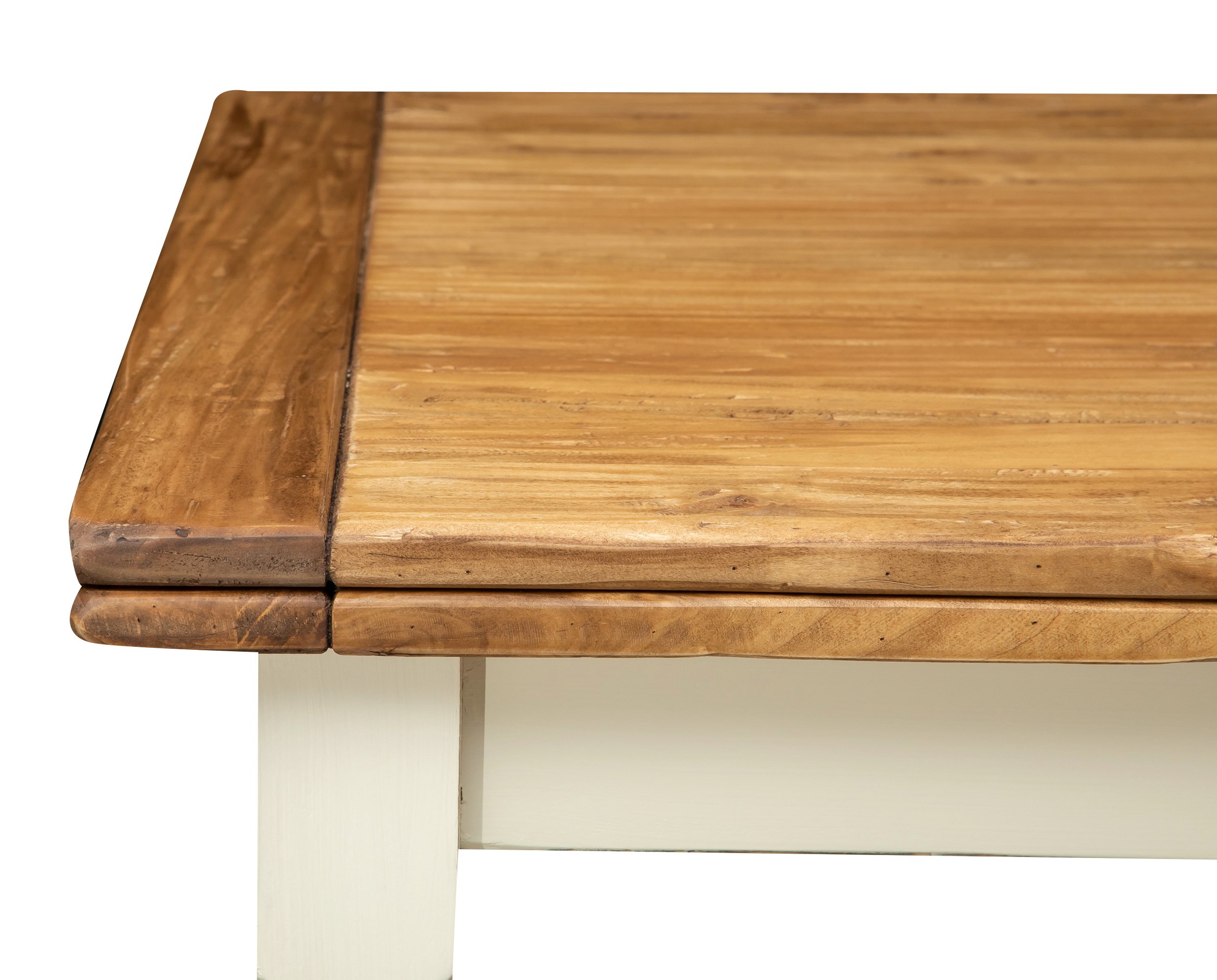 Biscottini Tavolo allungabile sala da pranzo 200x80x90 cm - Tavolo allungabile da esterno e interno Made in Italy - Tavolo da pranzo allungabile in massello di Tiglio