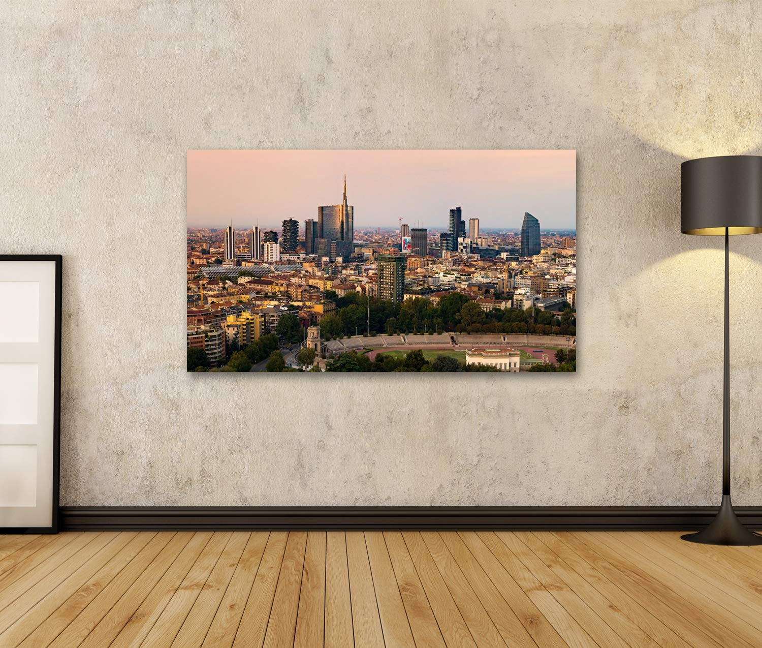 islandburner Quadro moderno Nuova costruzione e Skyline a Milano Italia Poster Stampe e quadri su tela di alta qualità