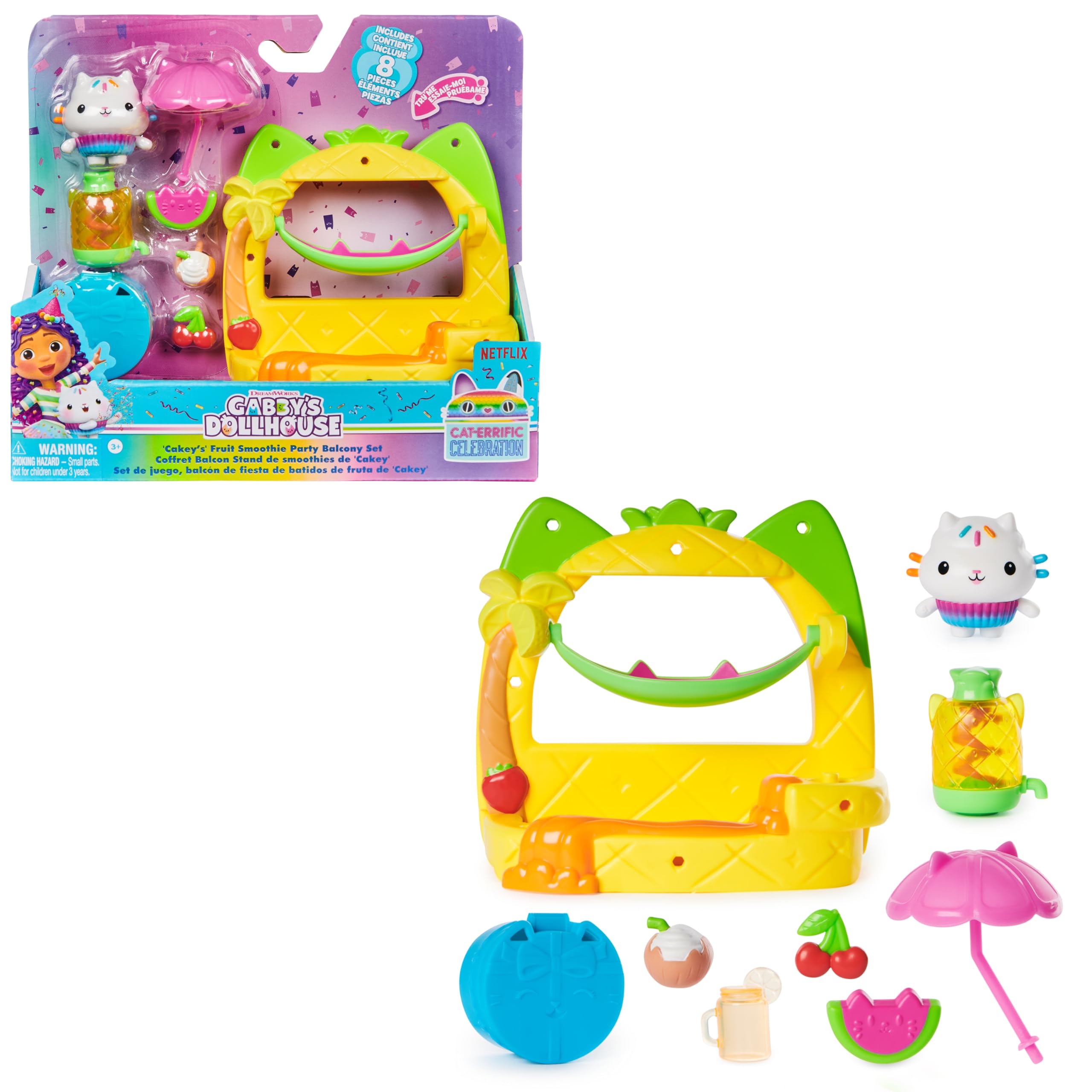 Gabby's Dollhouse Playset BLCKART CkysFruitySmothiePrtySt, 6071359