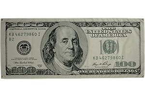 Large, Life-Size 100-Dollar Bill Flag: An Inspiring and Original Motivational Backdrop for Everyday Spaces