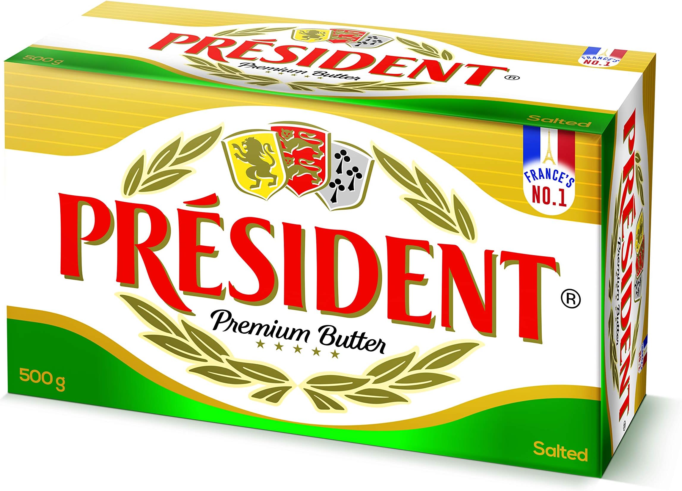 President Salted Butter Bag, 500 gram.