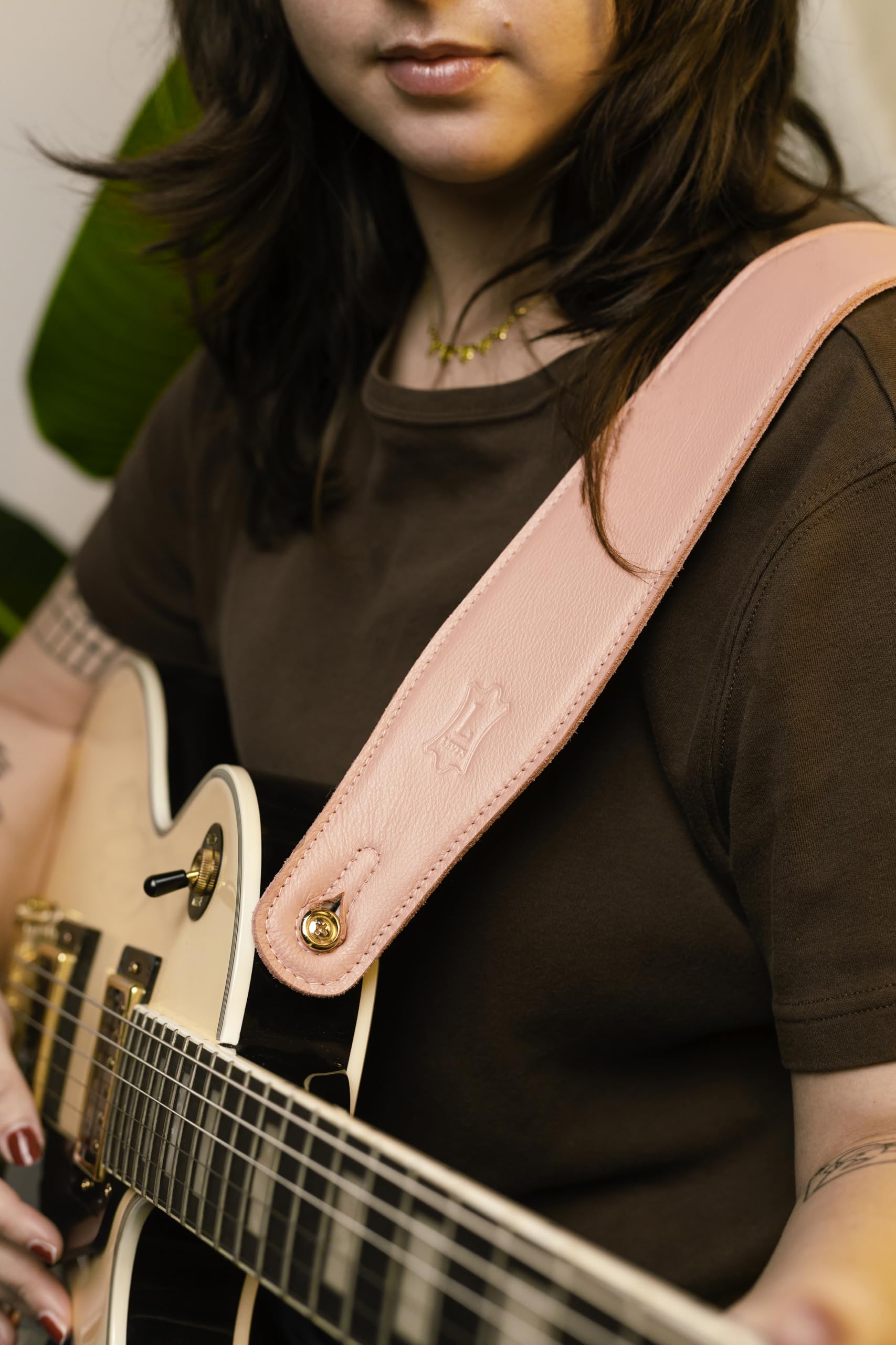 Levy's Leathers Gitarrengurt (M26GFP-PNK)