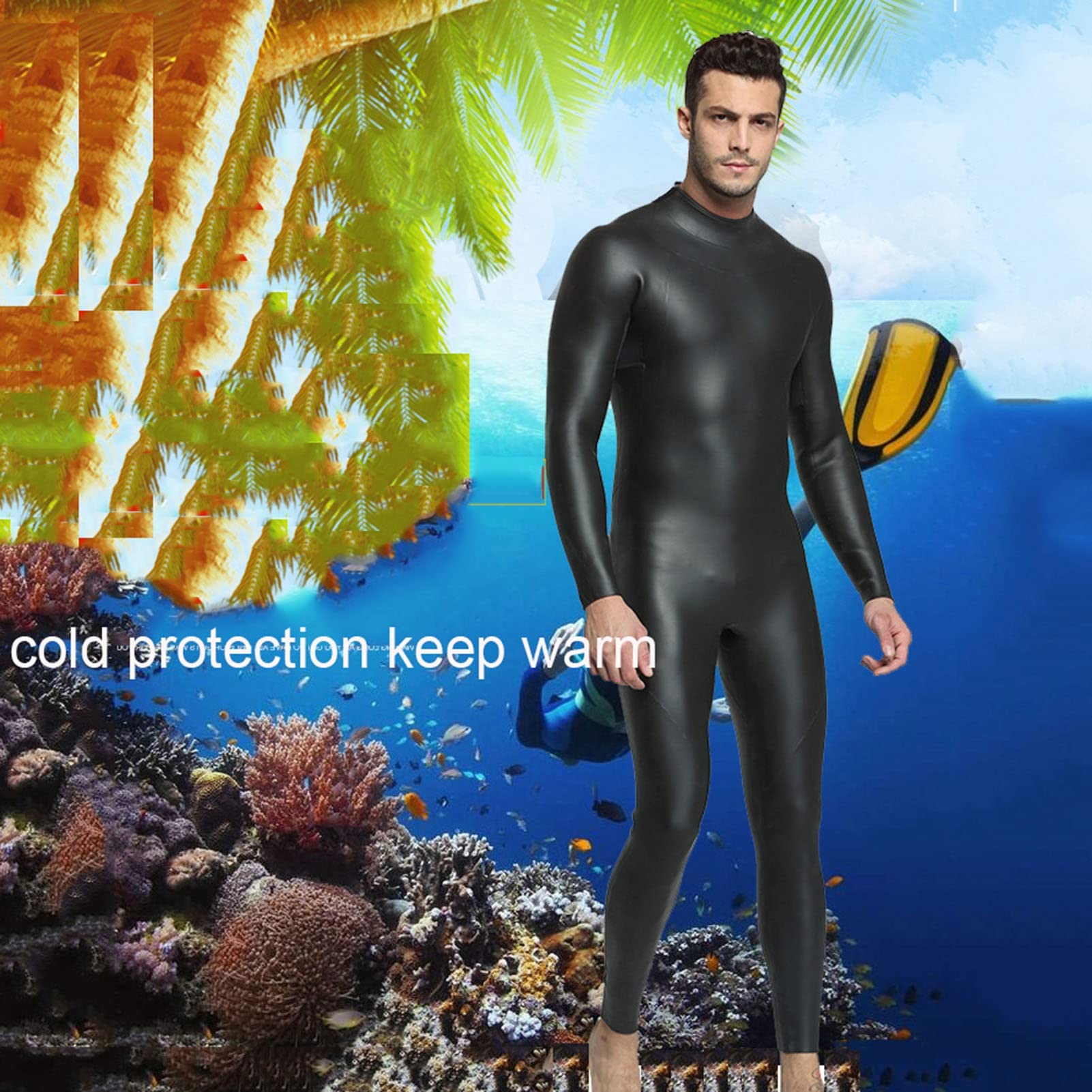 Muta In Neoprene Con Zip Posteriore Mute Da Sub Da Donna/uomo Tessuto In Pelle Leggera Adatto for Immersioni Subacquee Surf Snorkeling Nuoto Muta Triathlon