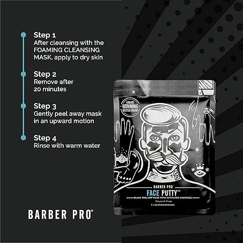 Miniatura 7 de FACE PUTTY máscara desprendible negra con carbón activado