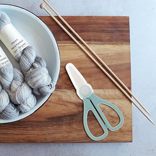 Miniatura 9 de Tijeras de cerámica, tijeras de cocina de cerámica para alimentos, tijeras de corte de jardín multifunción con tapa, tijeras de cerámica de