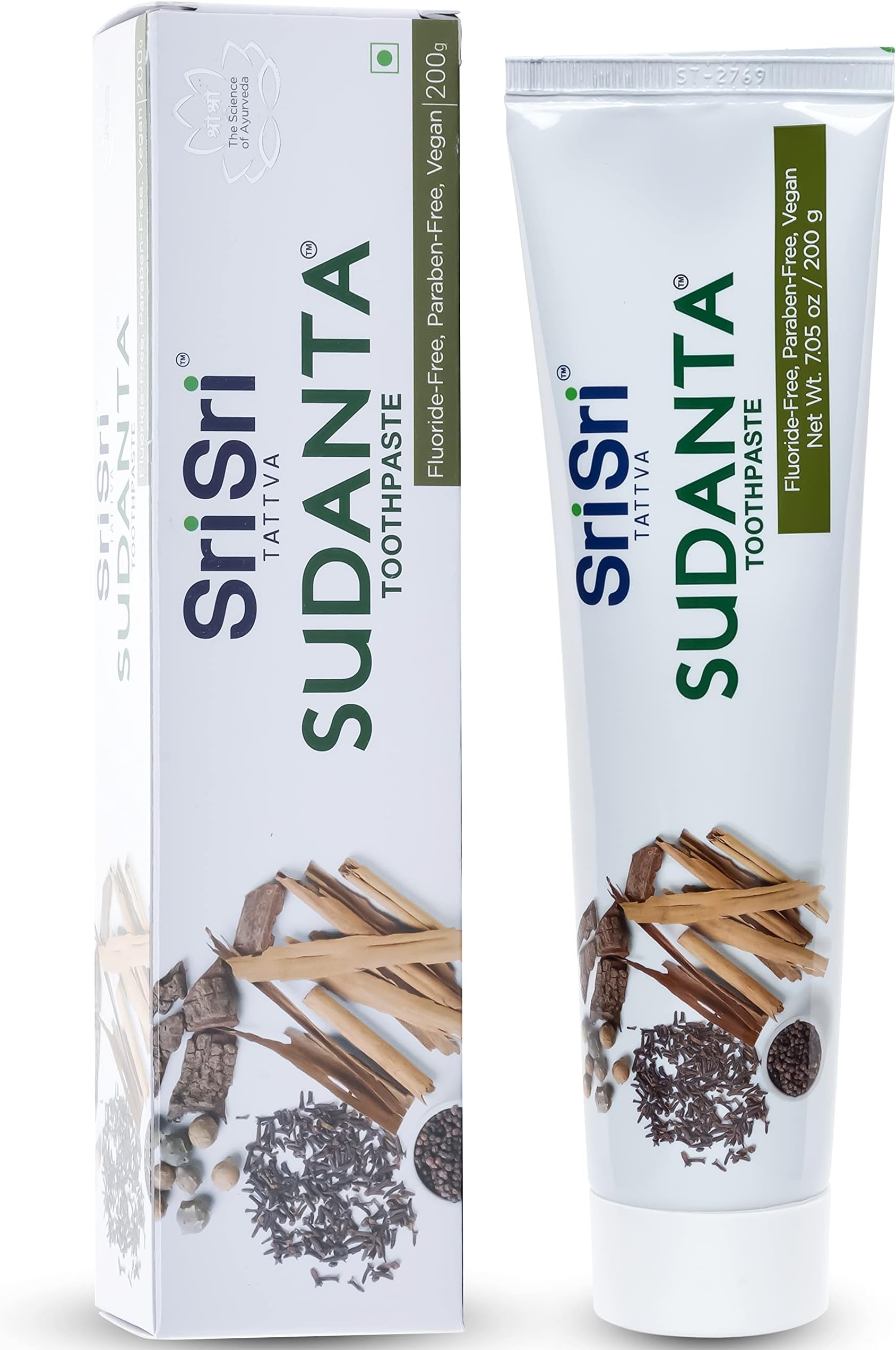 Sprinjene Toothpaste Sensitive Teeth & Gum with Fluoride Cavity Protection Natural