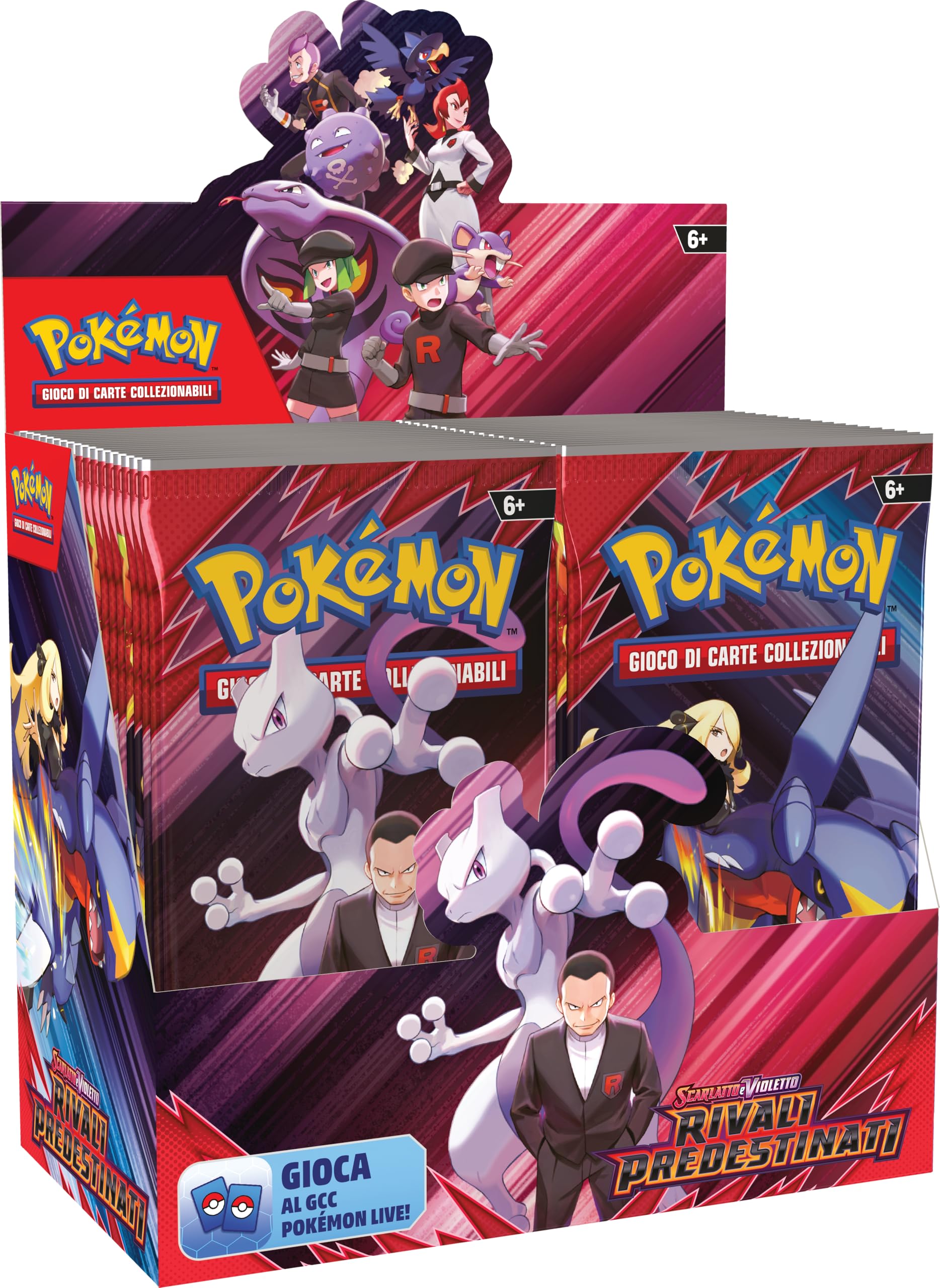 Pokémon GCC: espositore di buste dell’espansione Scarlatto e Violetto - Rivali Predestinati (36 buste di espansione), edizione in italiano