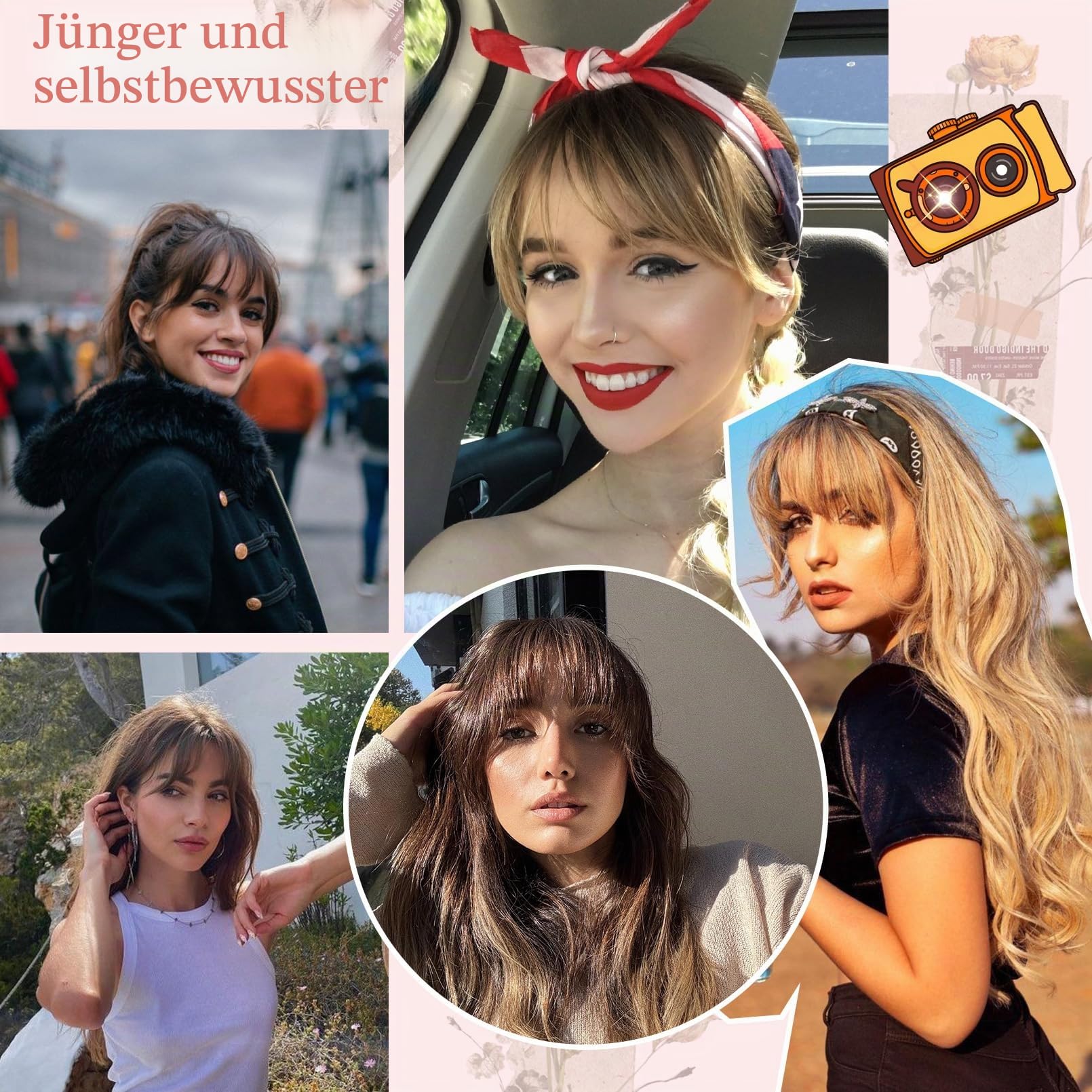Flufymooz Real Human Hair Toppers for women Echthaar-Topper für Frauen, 26 cm Clip-in-Pony, 100% Echthaar-Topper für dünner werdendes Haarteil, Cover-Haarteil mit 150%, Seidenbasis-Mittelbraun