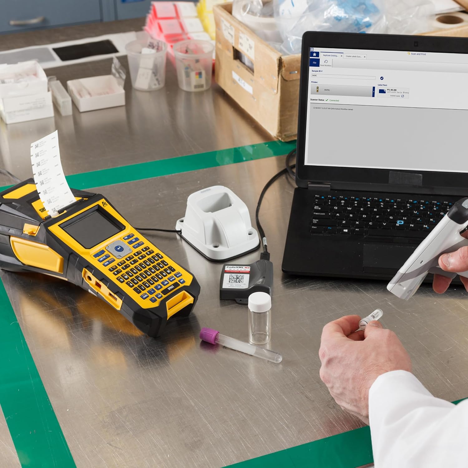 Brady M610 Handheld Label Maker with Hard Case (M610-KIT). Durability Meets The widest Range of Data Entry Options. Replaces BMP61,Yellow/Gray, Large