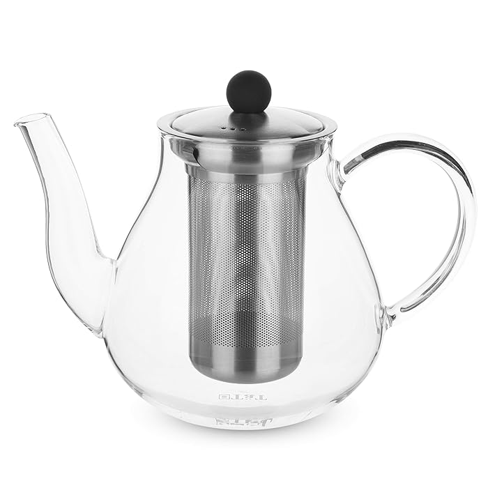 Buy BTaT Glass Teapot with Removable Infuser (32oz, 1000ml) Stovetop