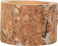 Vista 2 de Gloglow Tazón de alimentación para mascotas para hámsters y chinchillas, construcción de madera de manzano duradera, uso versátil para alimentos