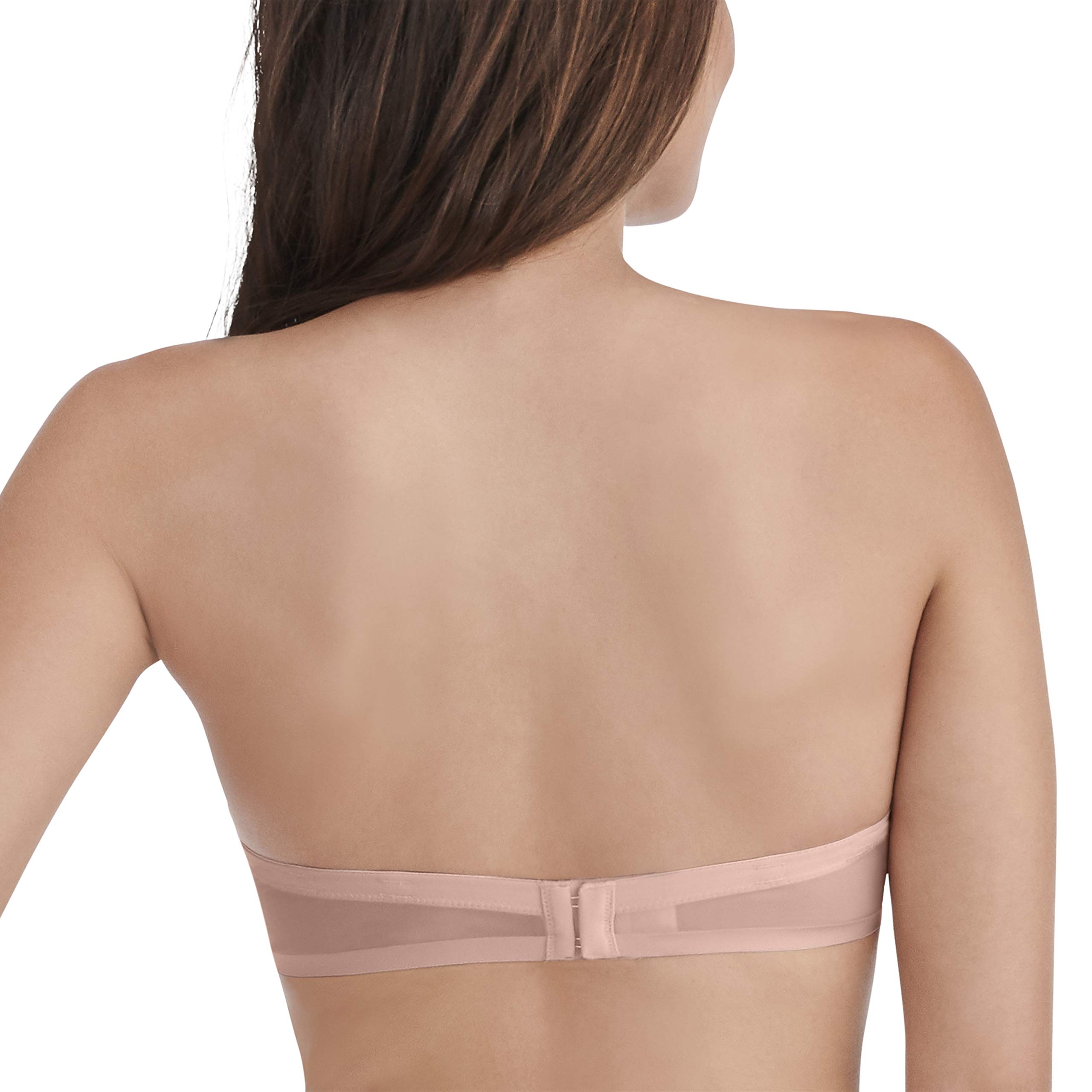 Vanity Fair Sujetador sin tirantes casi invisible con aros para mujer 74202