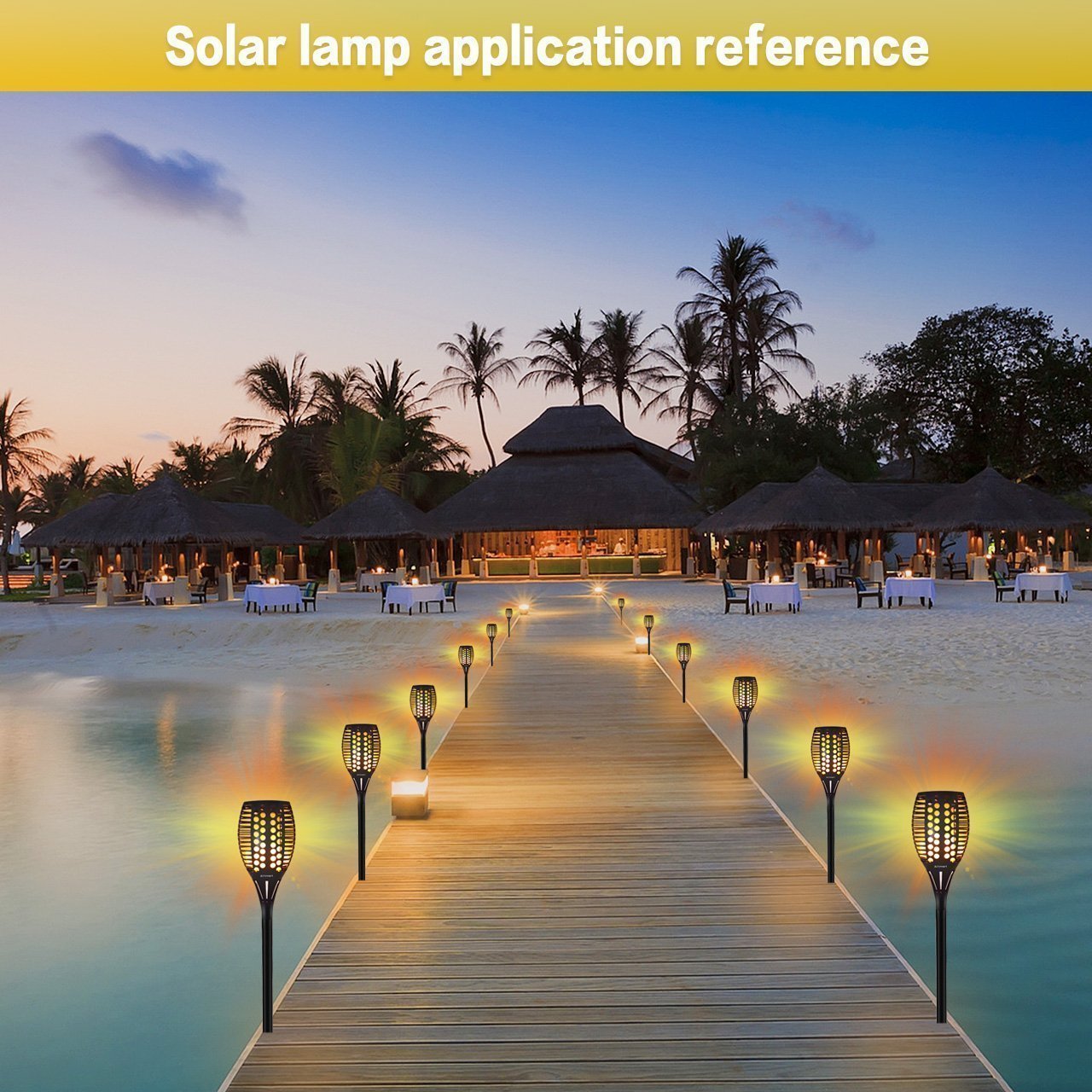 4 Stück Solarlampen Für Außen Garten 96 LED Gartendeko für Draußen leuchtet automatisch ein/aus mit Lichtsensor im Freien Solarbeleuchtung warmes Licht Gartenbeleuchtung wasserdicht IP65