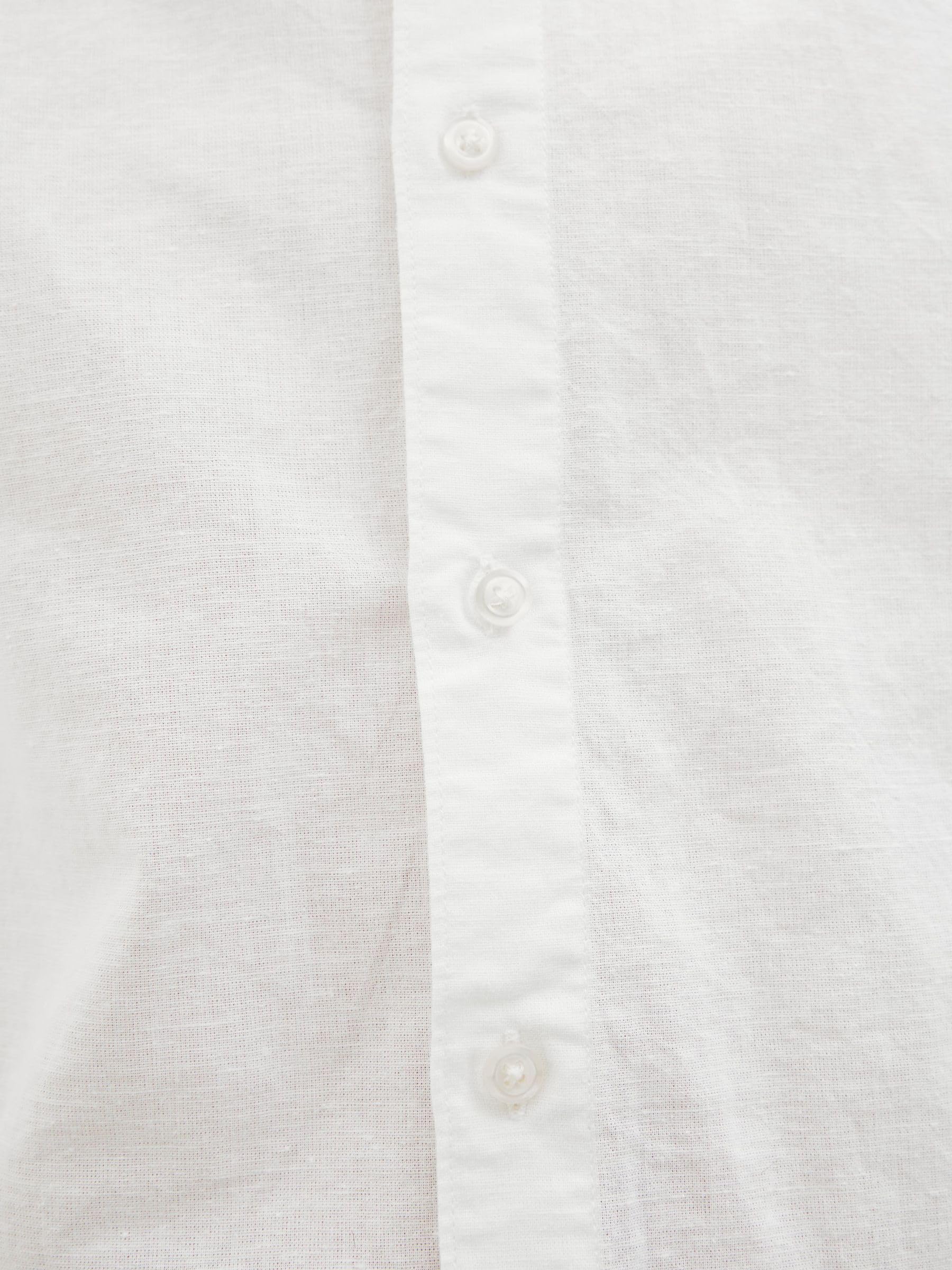 JACK&JONES JUNIOR Chłopięca koszulka Jjebreeze Ls Sn Jnr koszula z długim rękawem, biały, 164