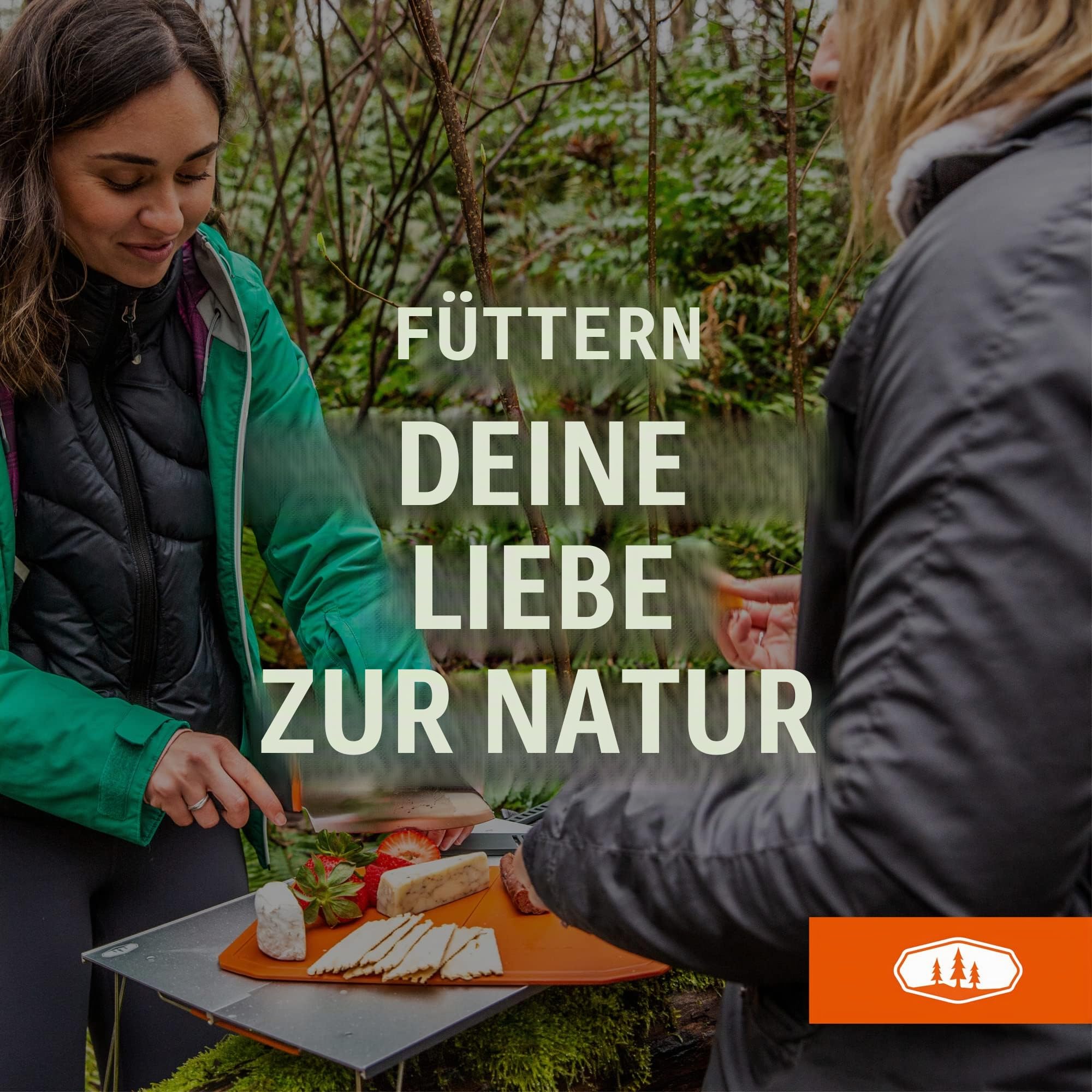 GSI 90105 Outdoors Santoku Knife Messerset, Unisex, Erwachsene, mehrfarbig, Einheitsgröße