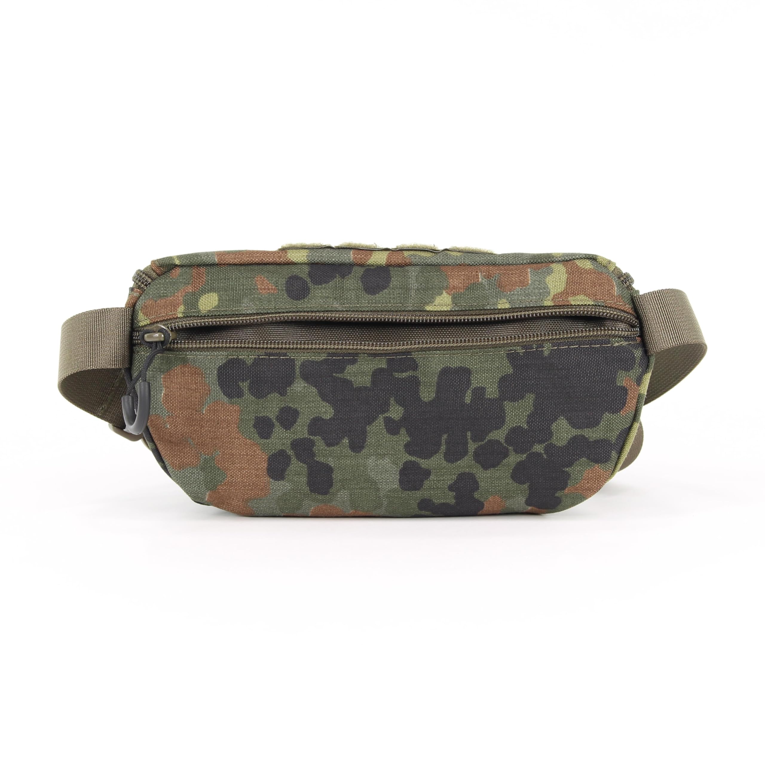 Zentauron Taktische Bauchtasche 1,25L aus Cordura - MOLLE Hüfttasche mit 2 Fächern & Klettfläche für EDC, IFAK & Outdoor - Hüftgurt 70-120 cm - Robuste Gürteltasche für Militär, Wandern & Freizeit
