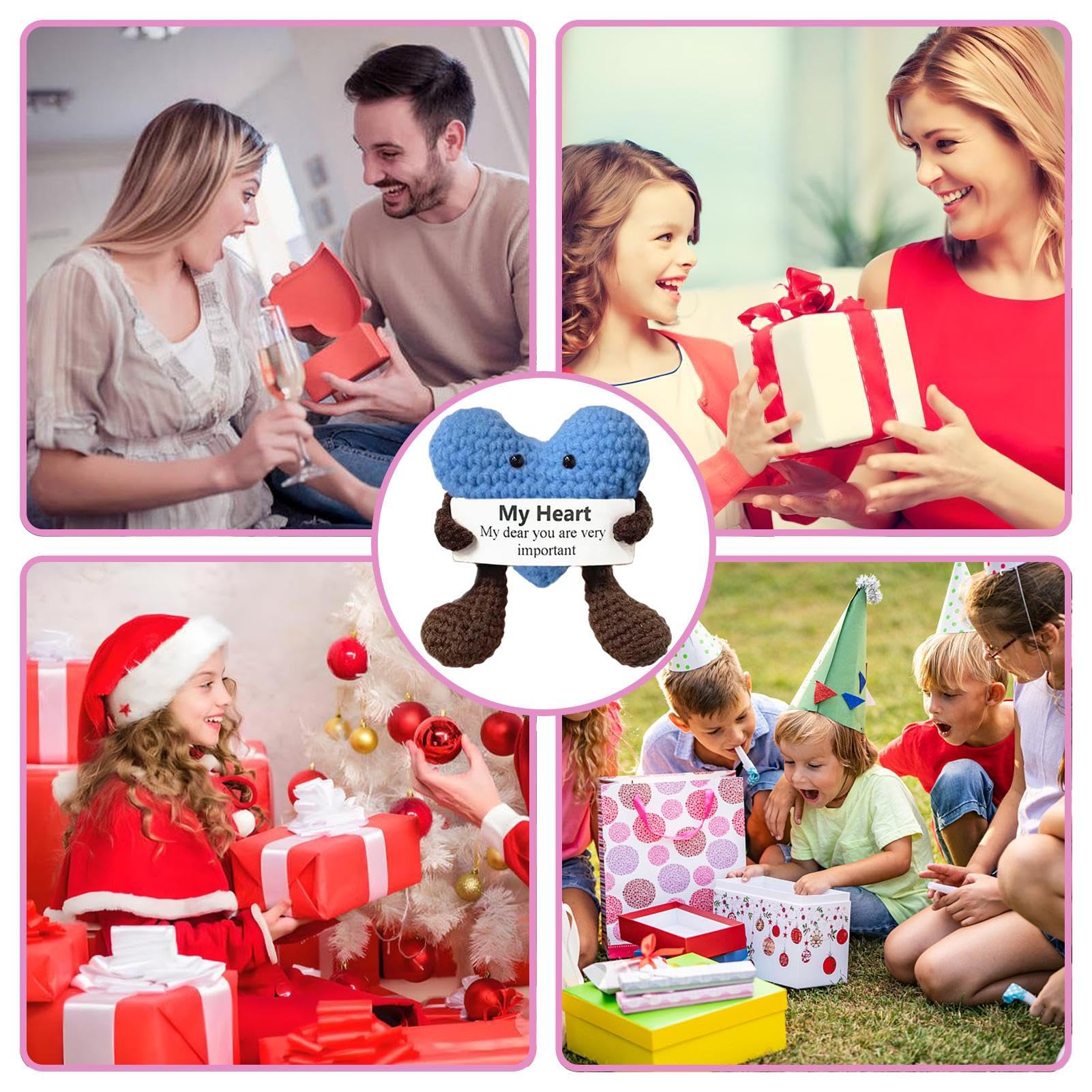 ULELE Lot De 24 Ensembles De Poche En Crochet En Forme De