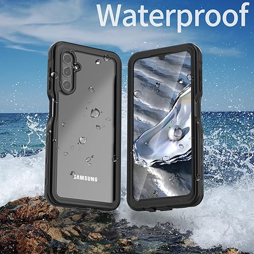 Miniatura 6 de Mangix Funda para teléfono Galaxy A14 5G, IP68, impermeable, a prueba de polvo, a prueba de golpes, con protector de pantalla integrado, carcasa