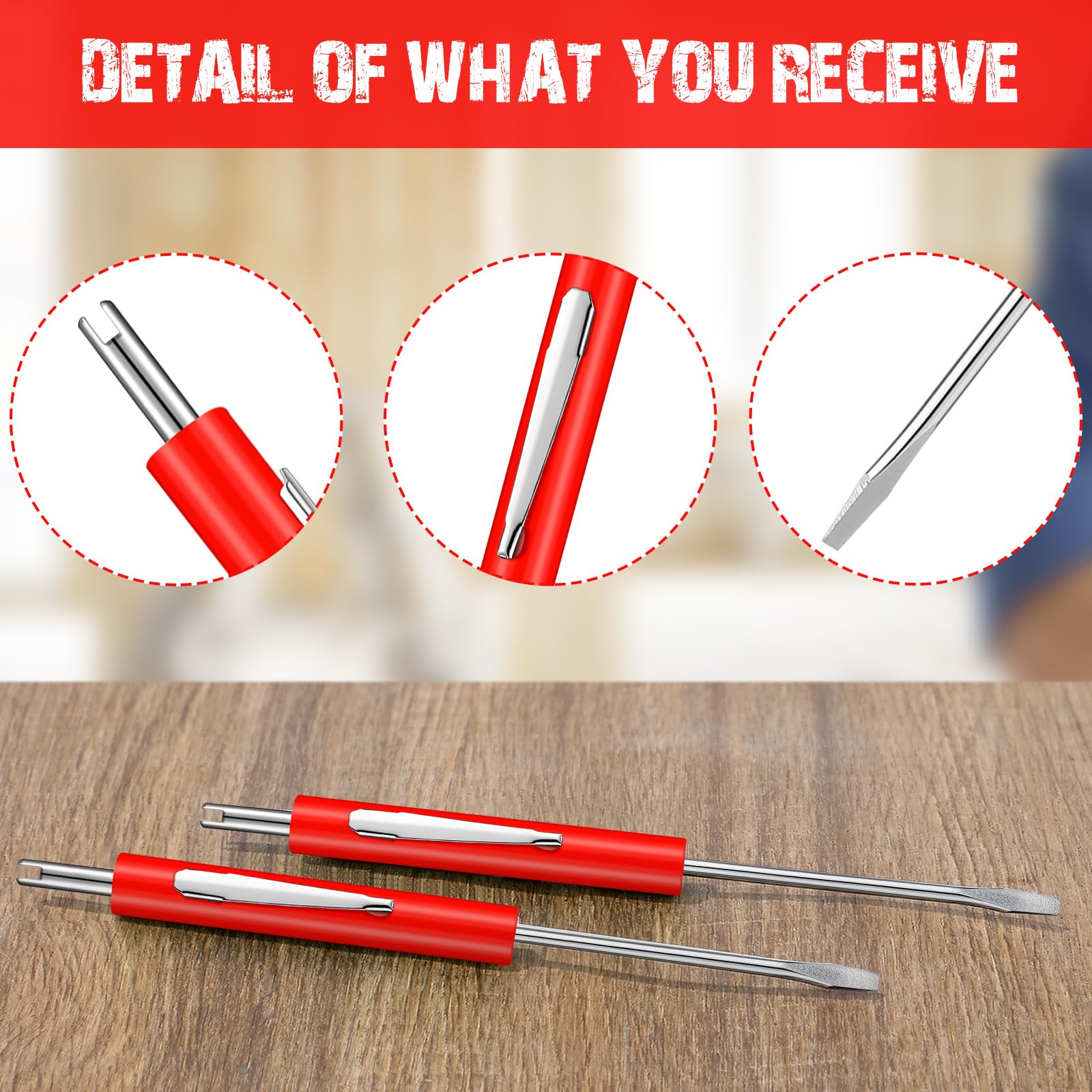 20 Pcs Pocket Screwdriver Double End Mini Screwdriver