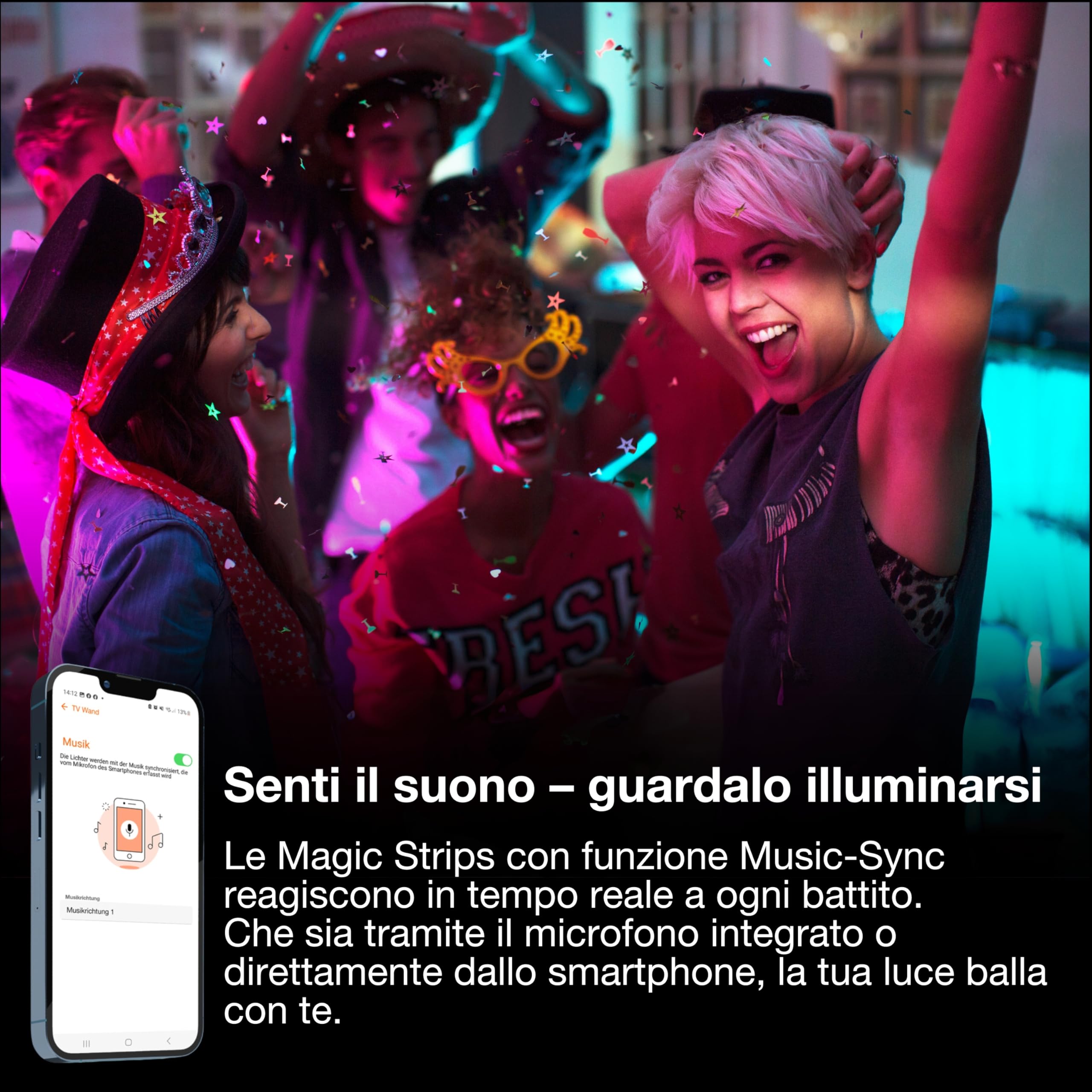 LEDVANCE SMART WIFI NEON FLEX MGC RGB RC strisce LED colorate per uso esterno con tecnologia WiFi e distribuzione omogenea della luce; dimmerabile; bianco; silicone; 3 m; lampadina non sostituibile
