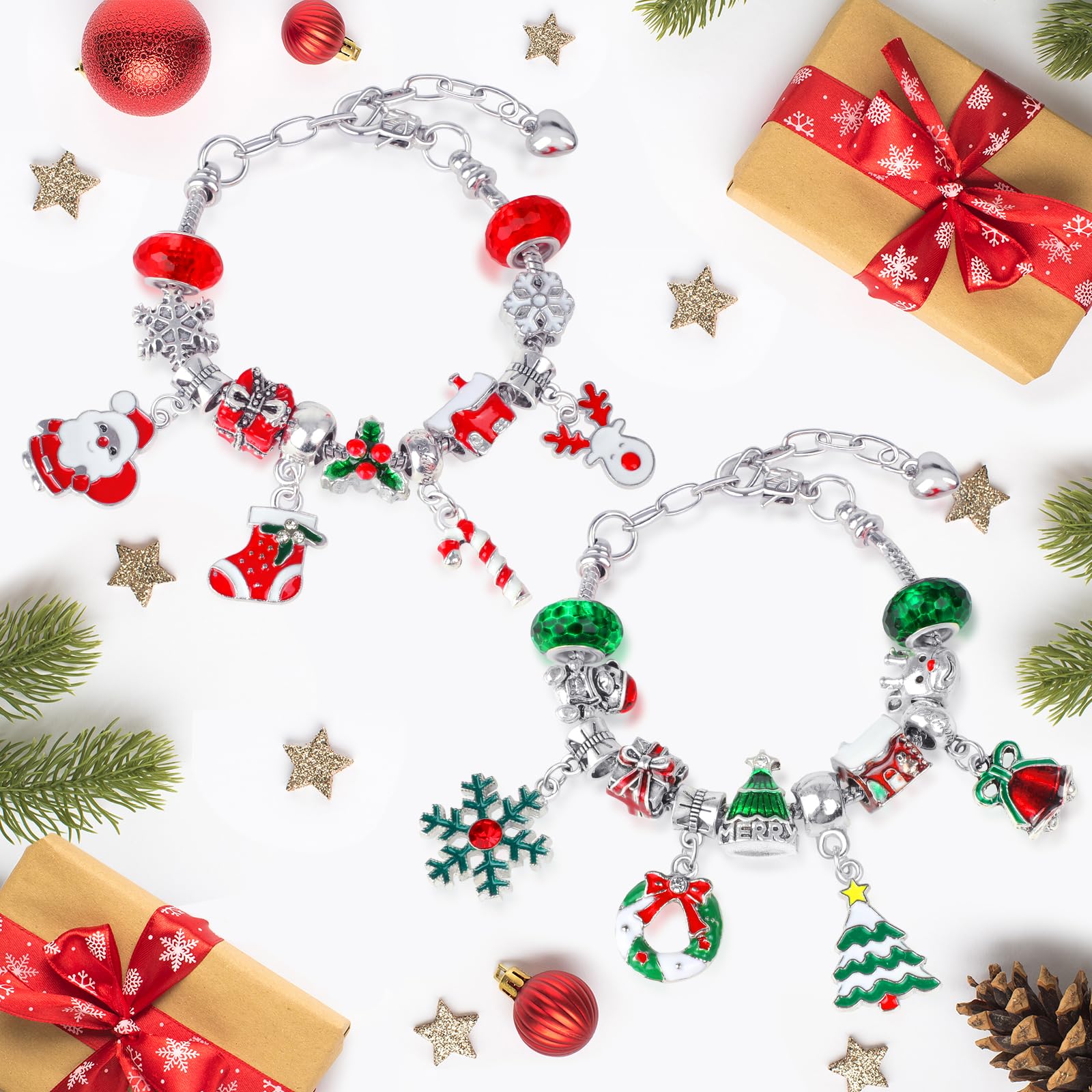 AVAKY Adventskalender 2025 Schmuck Für Mädchen – 24-teiliges DIY-Armband-Set