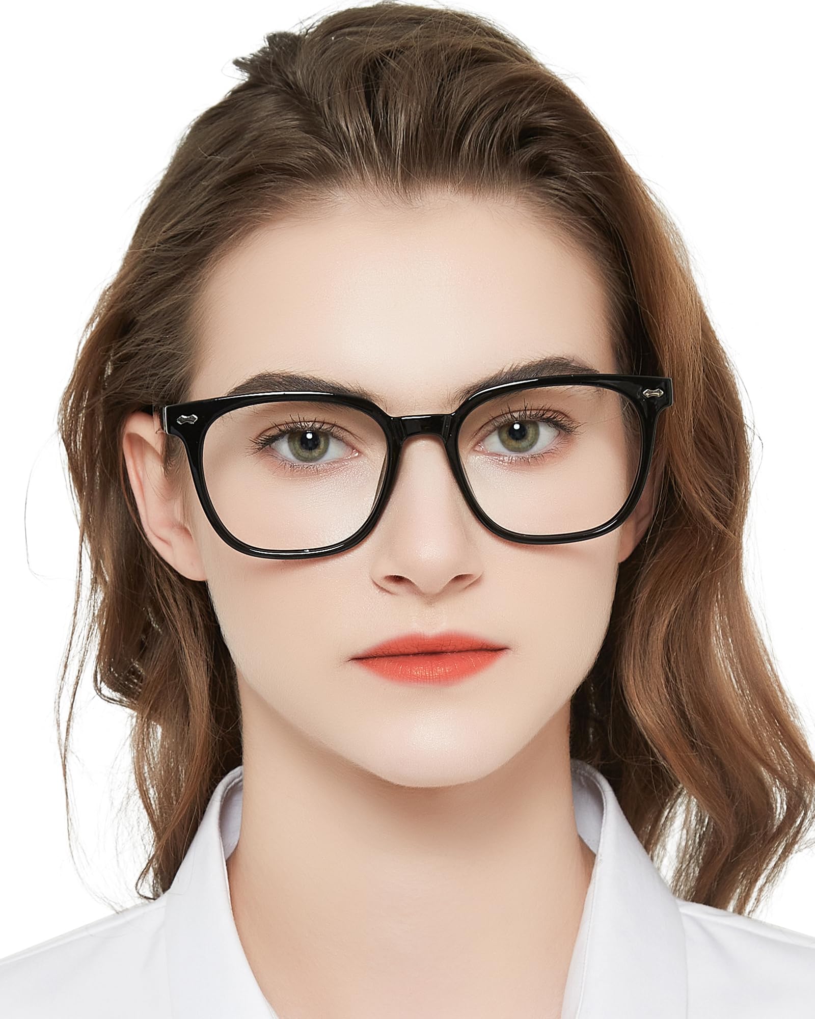 Mare Azzuro Women's Leopard Stylish Reading Glasses 2.75 Large Square Readers(, 275)