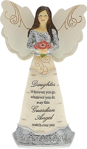 Pavilion Gift Company Elements Daughter - Figura de ángel guardián, 6 pulgadas, color rojo
