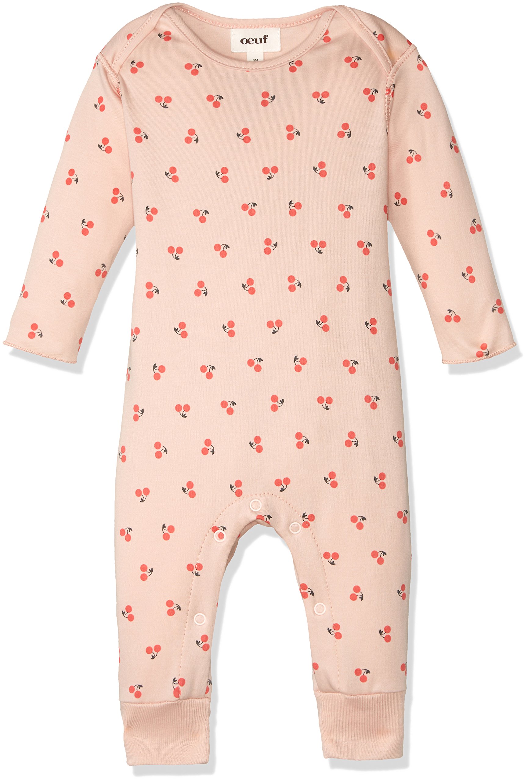 Oeuf unisex-baby Jumper/Light Pink/Cherries
