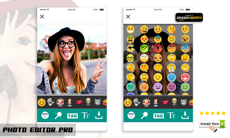Photo Editor – Editor photo Emoji - App on Amazon Appstore