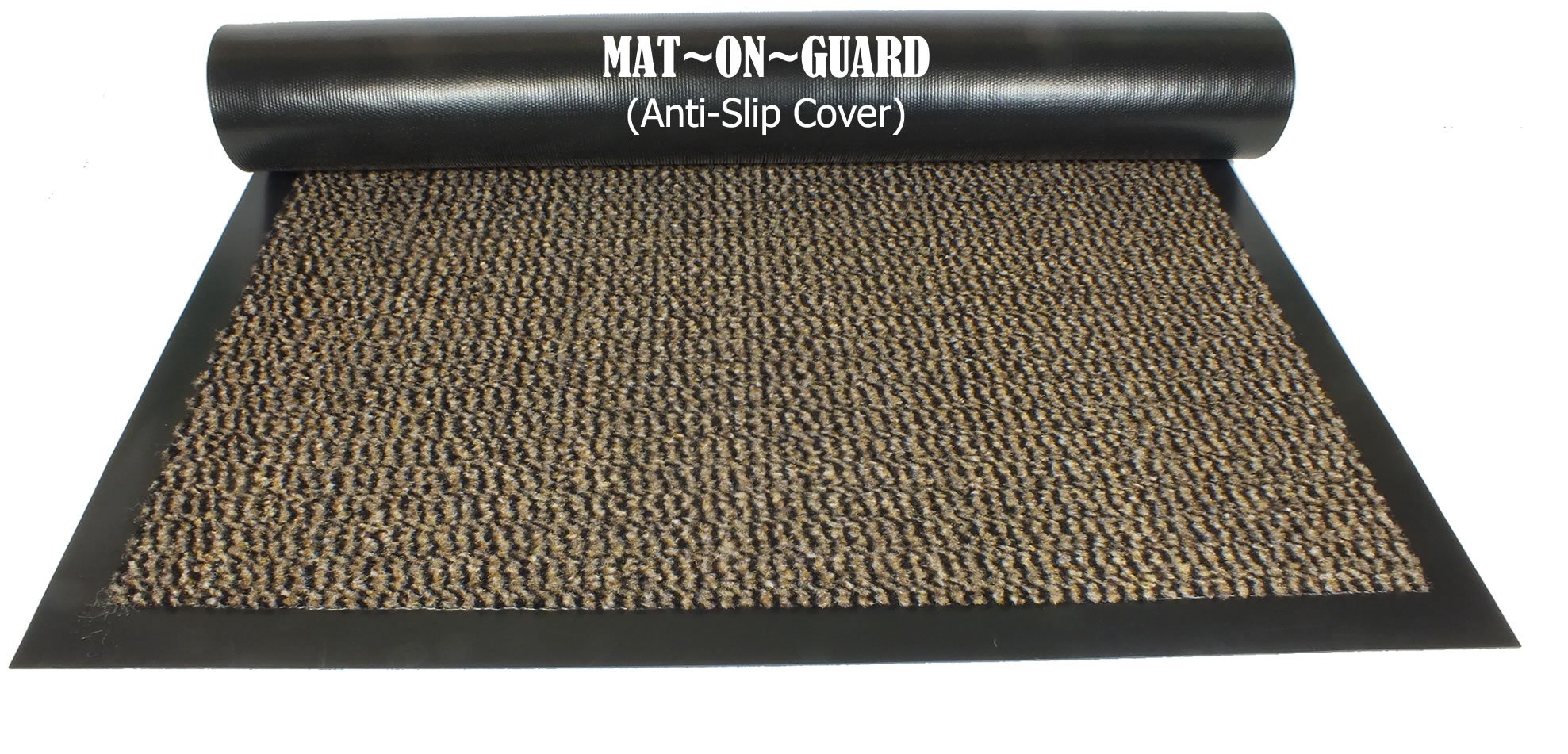 Mat-On-Guard Carpeted Protective Cover Mat for Mat-On-Guard Products (Gold & Black)