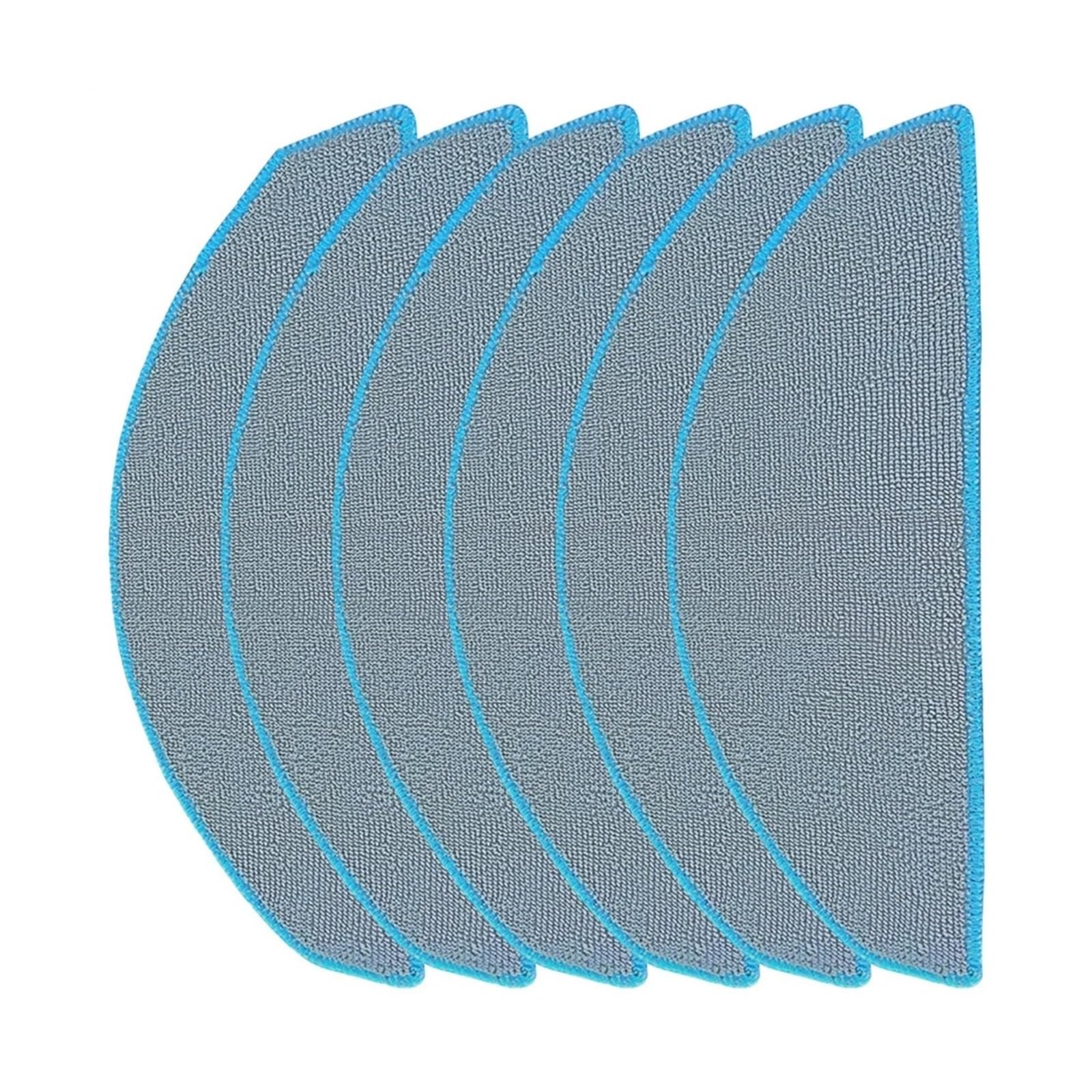 ZBWRVTWXR Compatible For Vyzzle，D10 Mop，Compatible For ILIFE，V20，Cloth Spare Part Robot Vacuum Cleaner Rag Household Accessories(6 PACK)