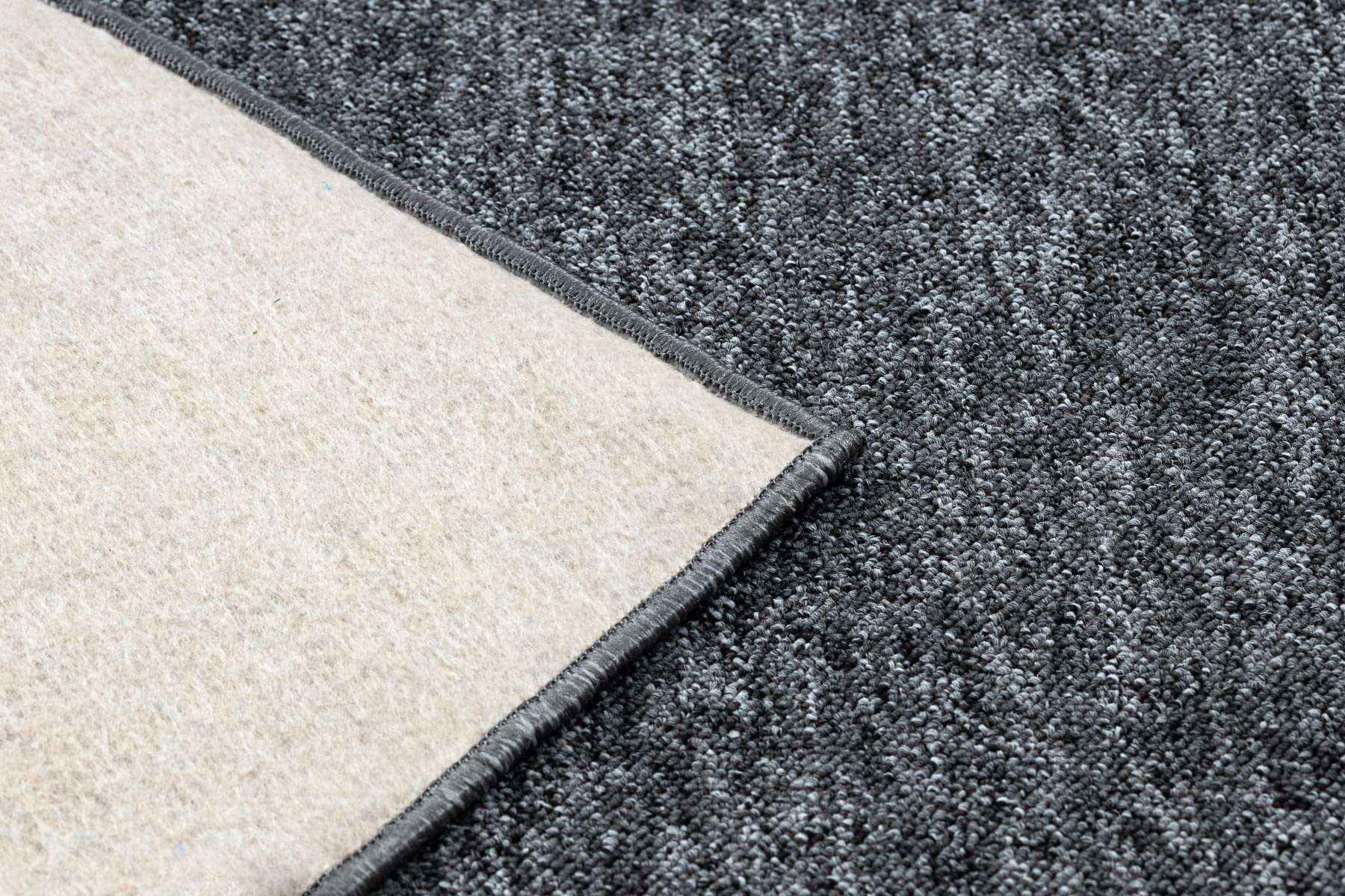 rugsx Alfombra Superstar 965 para salón y Dormitorio, Gris 100x400 cm