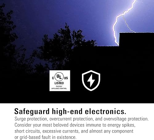 Miniatura 6 de Eve Energy Strip - Smart Triple Outlet y medidor de potencia para Apple Home, horarios e interruptores integrados, protección contra sobretensiones,