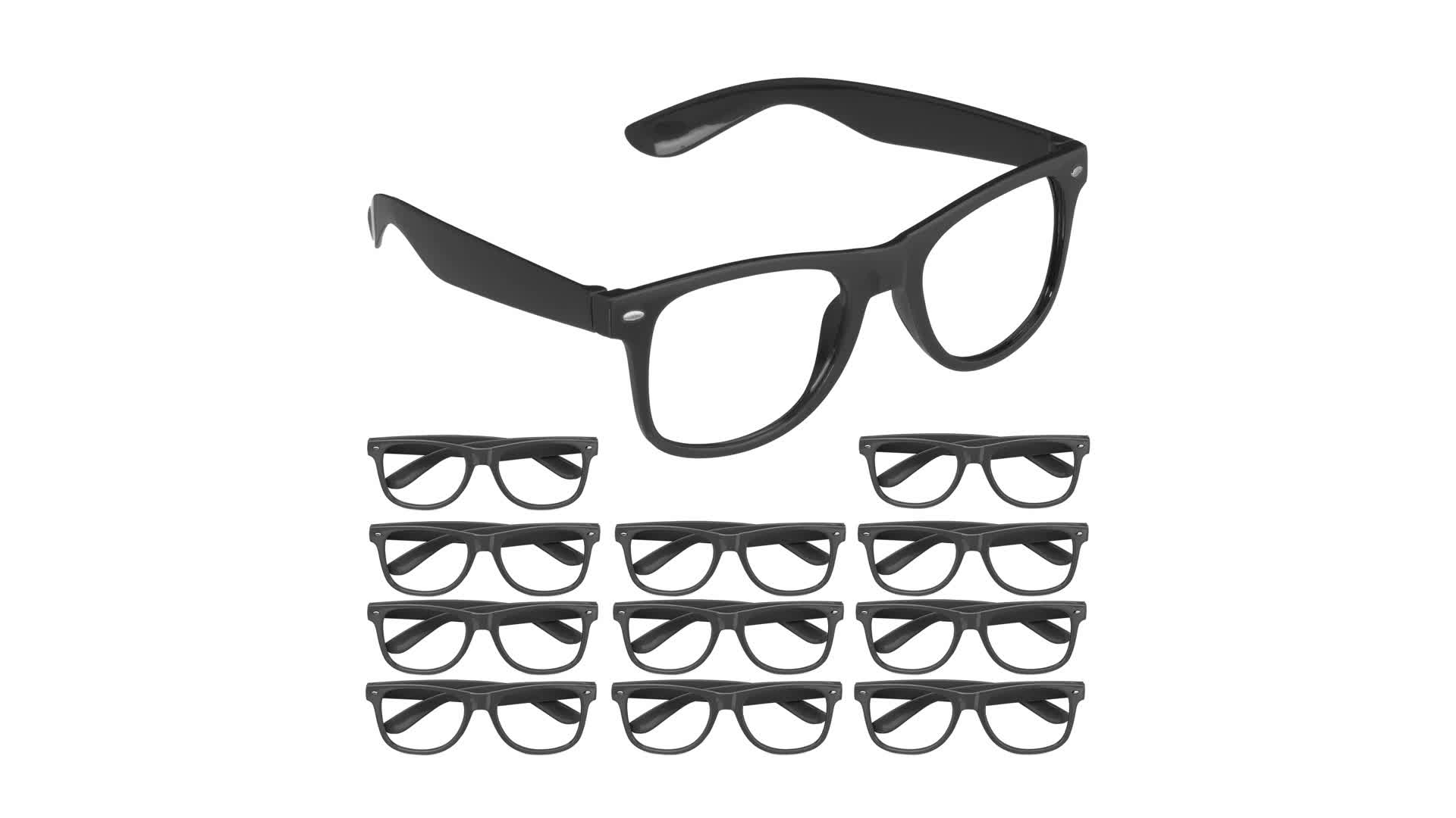 Occhiali Da Festa XXL Relaxdays - Blu Con Stelle, Plastica, 25 Cm, Per Carnevale E Feste A Tema - Foto 8