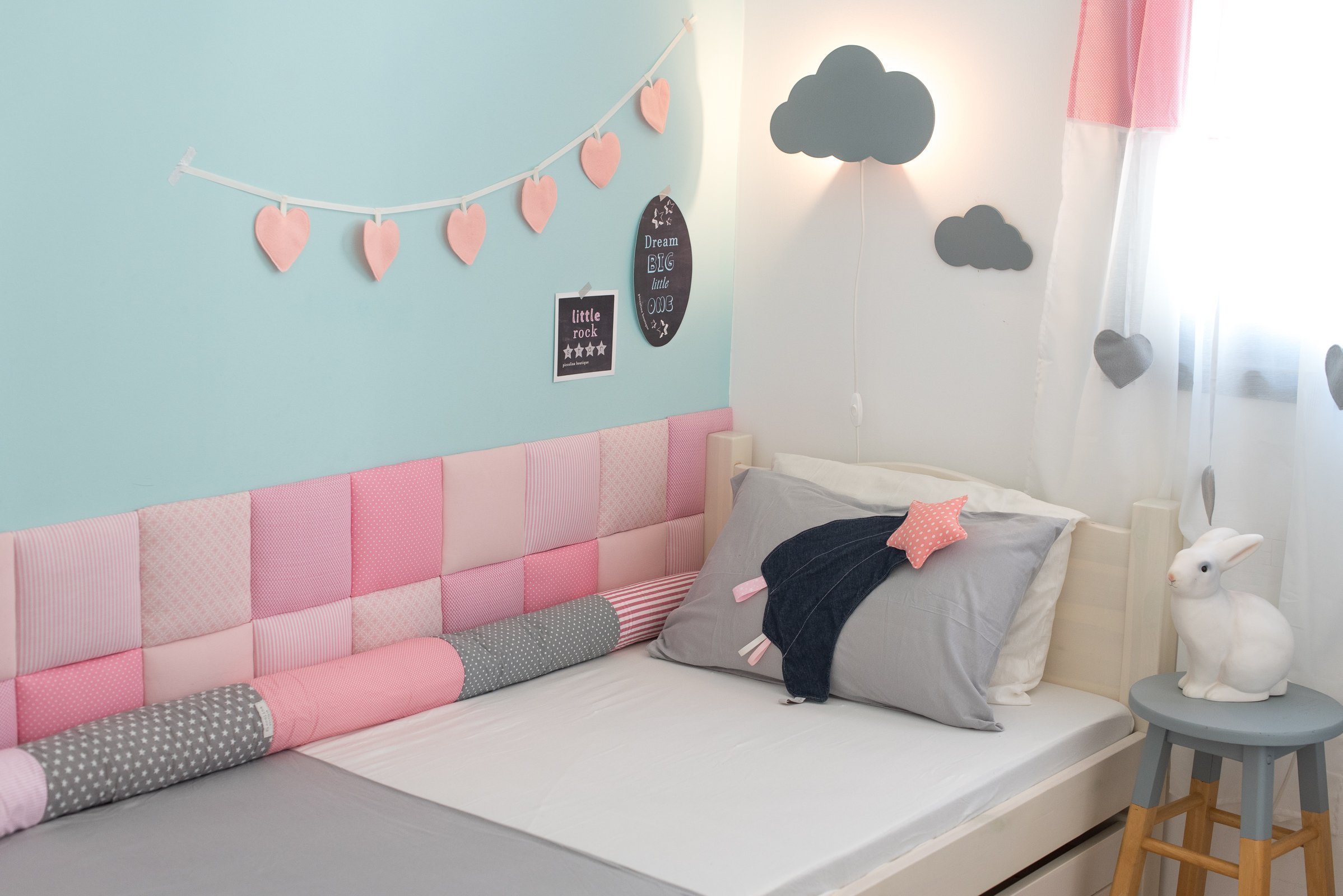 Piccolina Boutique Nursery Wall Boarder Wallboard Decorative Wall Cushions Customize It! Choose Fabric Designs & Coverage Area, Nursery Decor