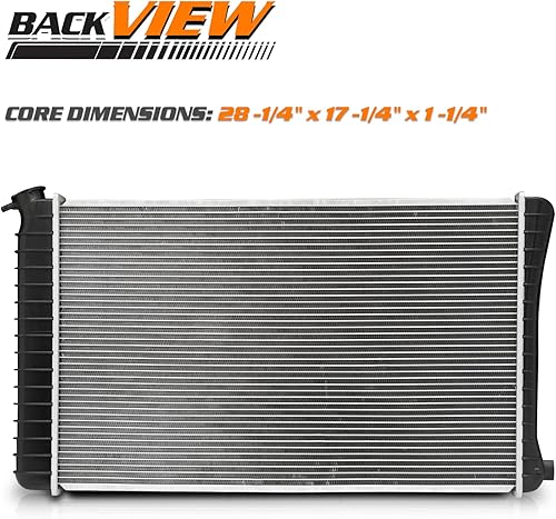 Miniatura 3 de M-AUTO Radiador de aluminio estilo OE compatible con 88 89 90 Electra LeSabre Reatta Riviera 98 Delta 88 Bonneville con motor de 3.8L entrada de