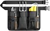 Garden Apron for Women, Adjustable Tool Belt with 8 Pockets - Heavy Duty Oxford Work Belt for Gardening, Construction Black